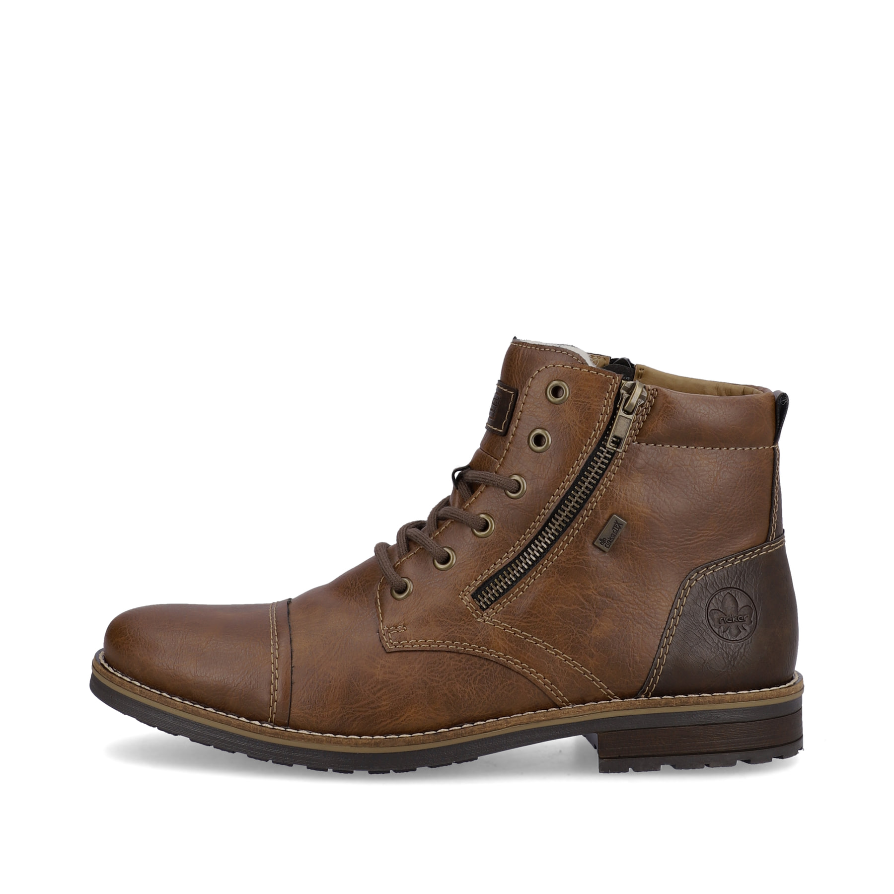 Rieker Herren Schnürstiefel schokobraun