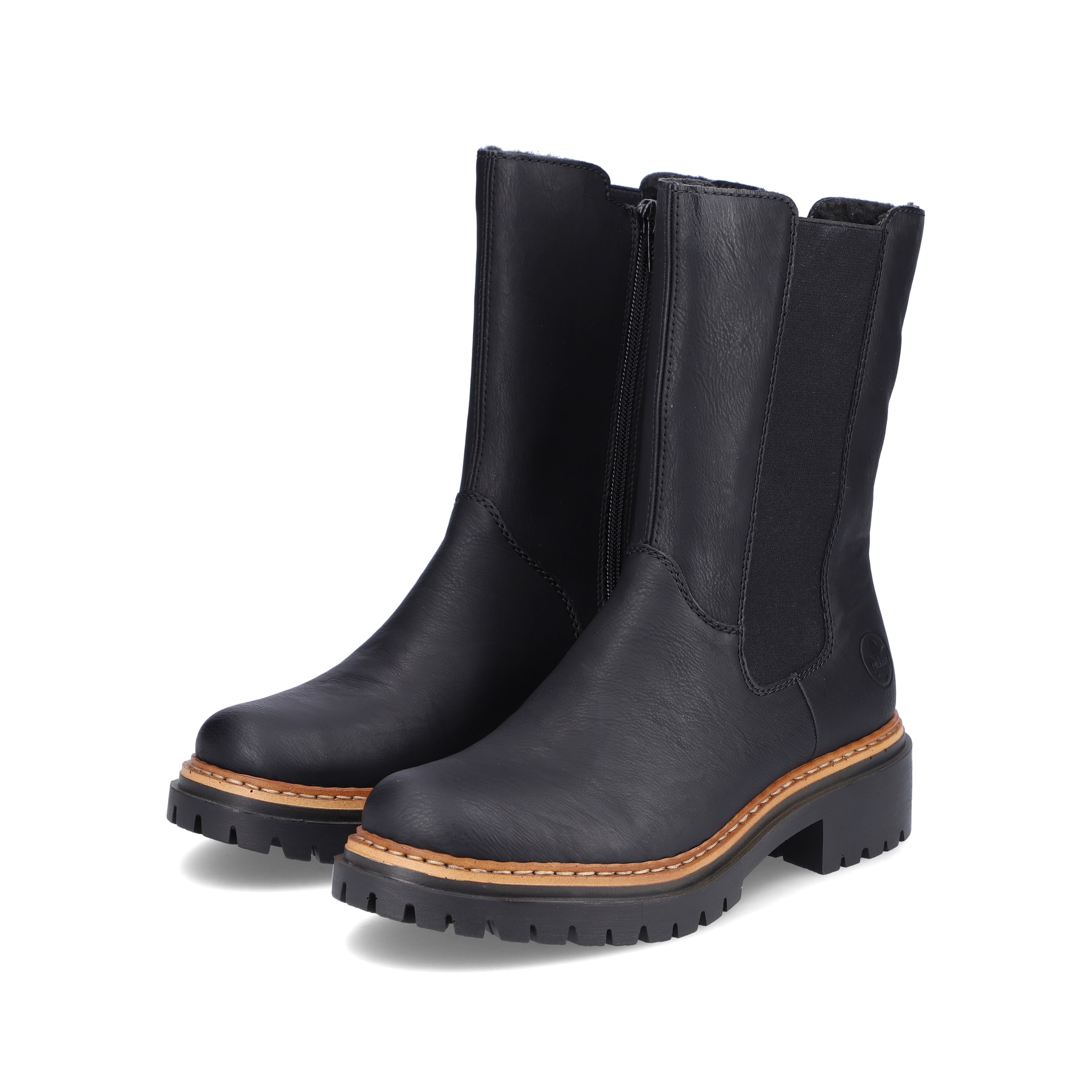 Rieker Damen Chelsea Boots nachtschwarz