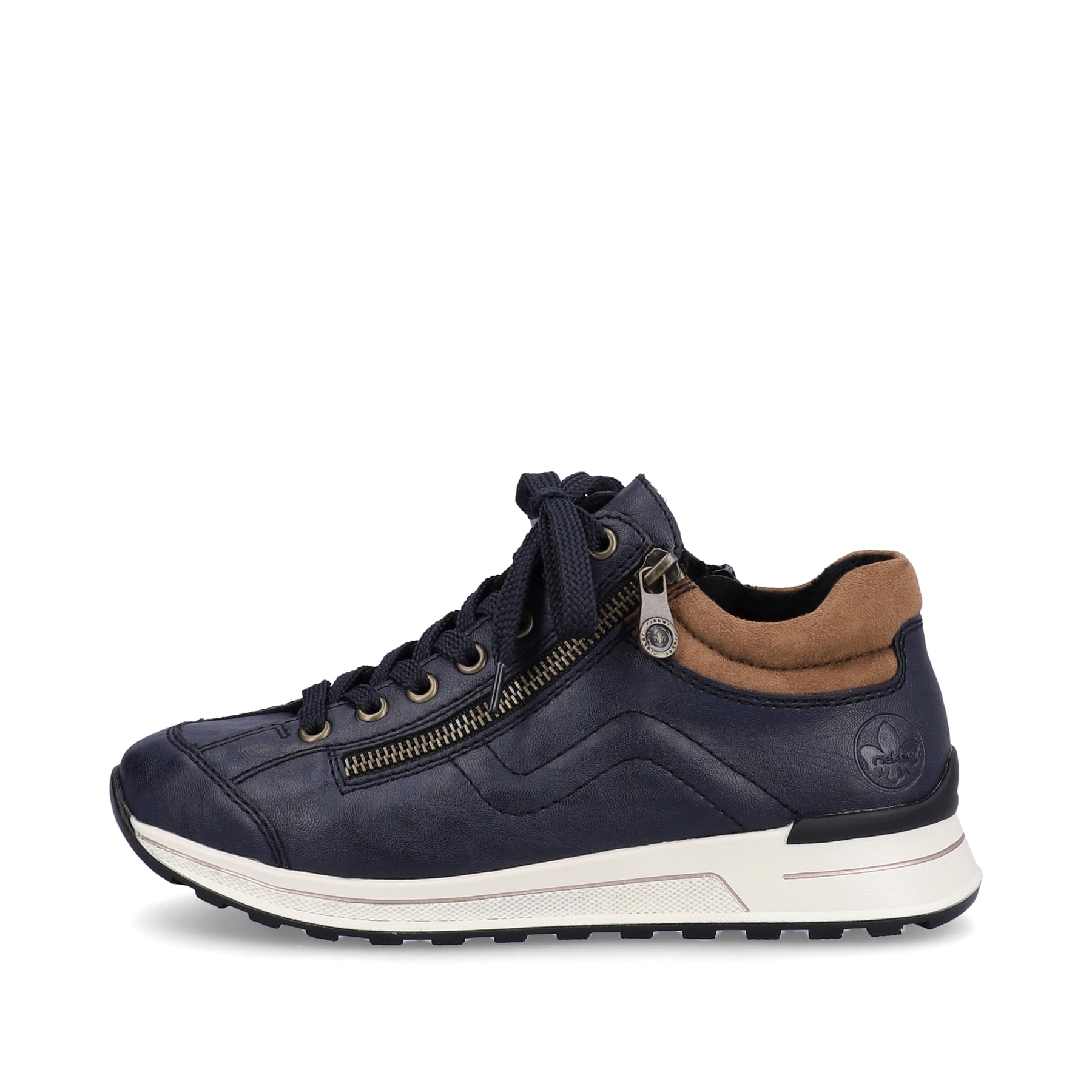 Rieker Damen Sneaker by Rieker marineblau-braun