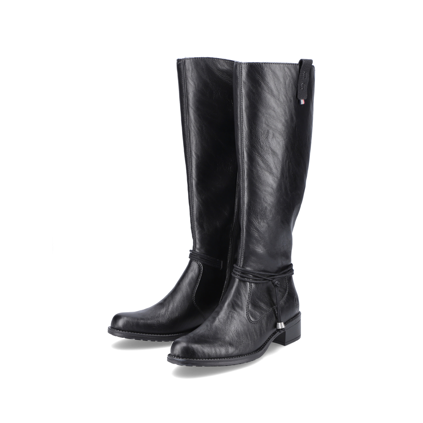 Rieker Damen Langschaftstiefel tiefschwarz