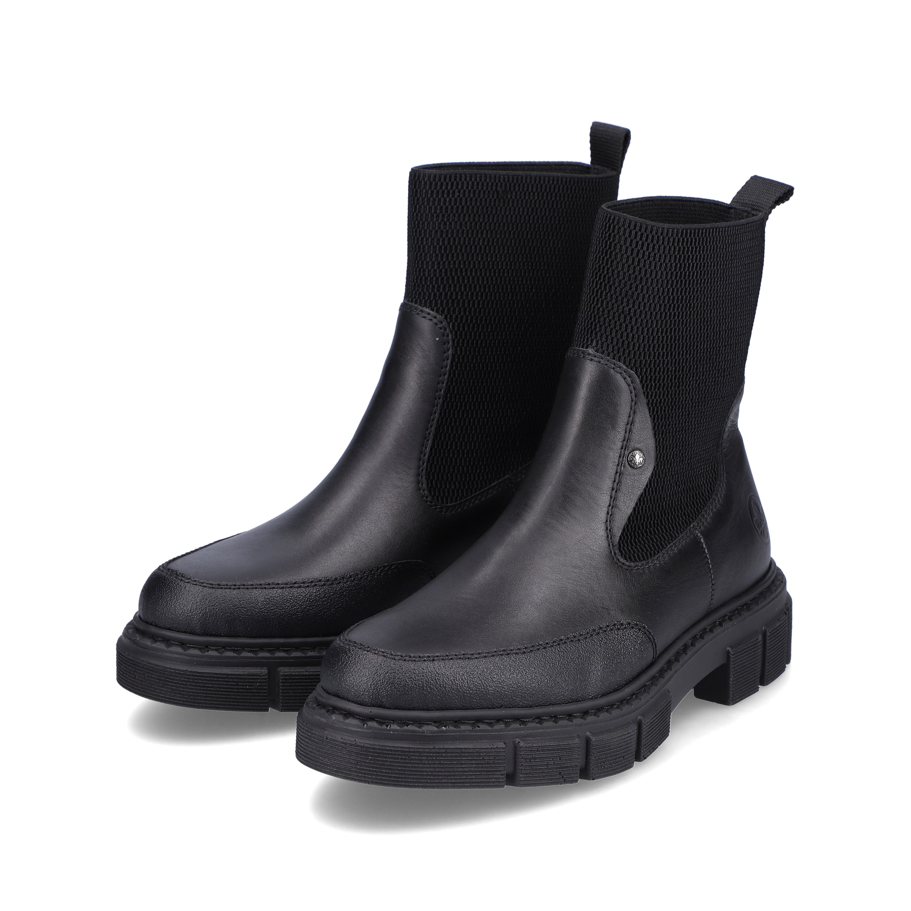 Rieker Damen Chelsea Boots tiefschwarz