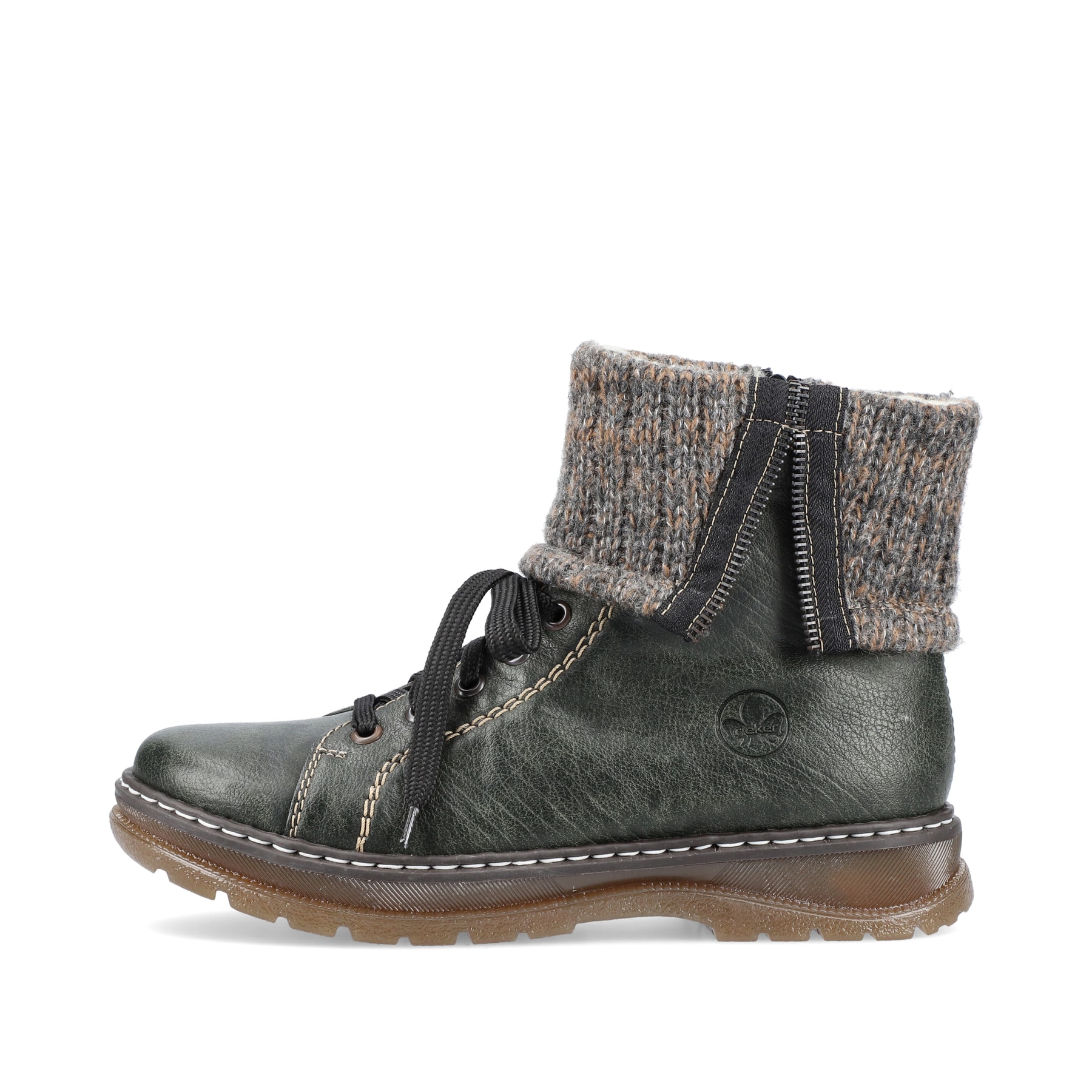 Rieker Damen Kurzstiefel moosgrün