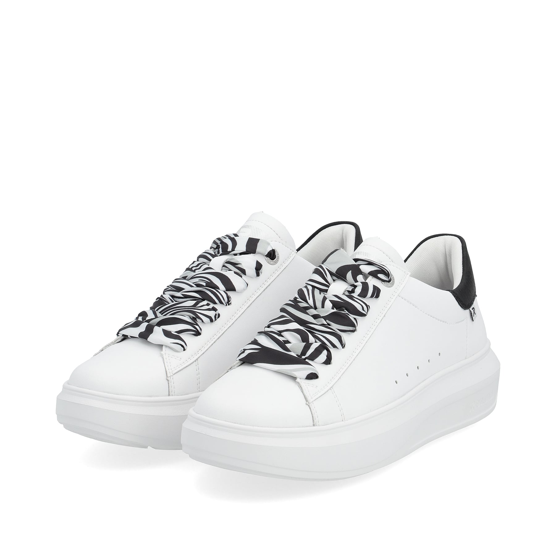 Rieker EVOLUTION Damen Sneaker crystal-white deep-black