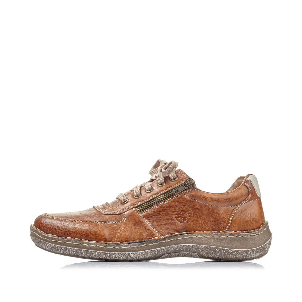 Rieker Herren Schnürschuhe karamellbraun