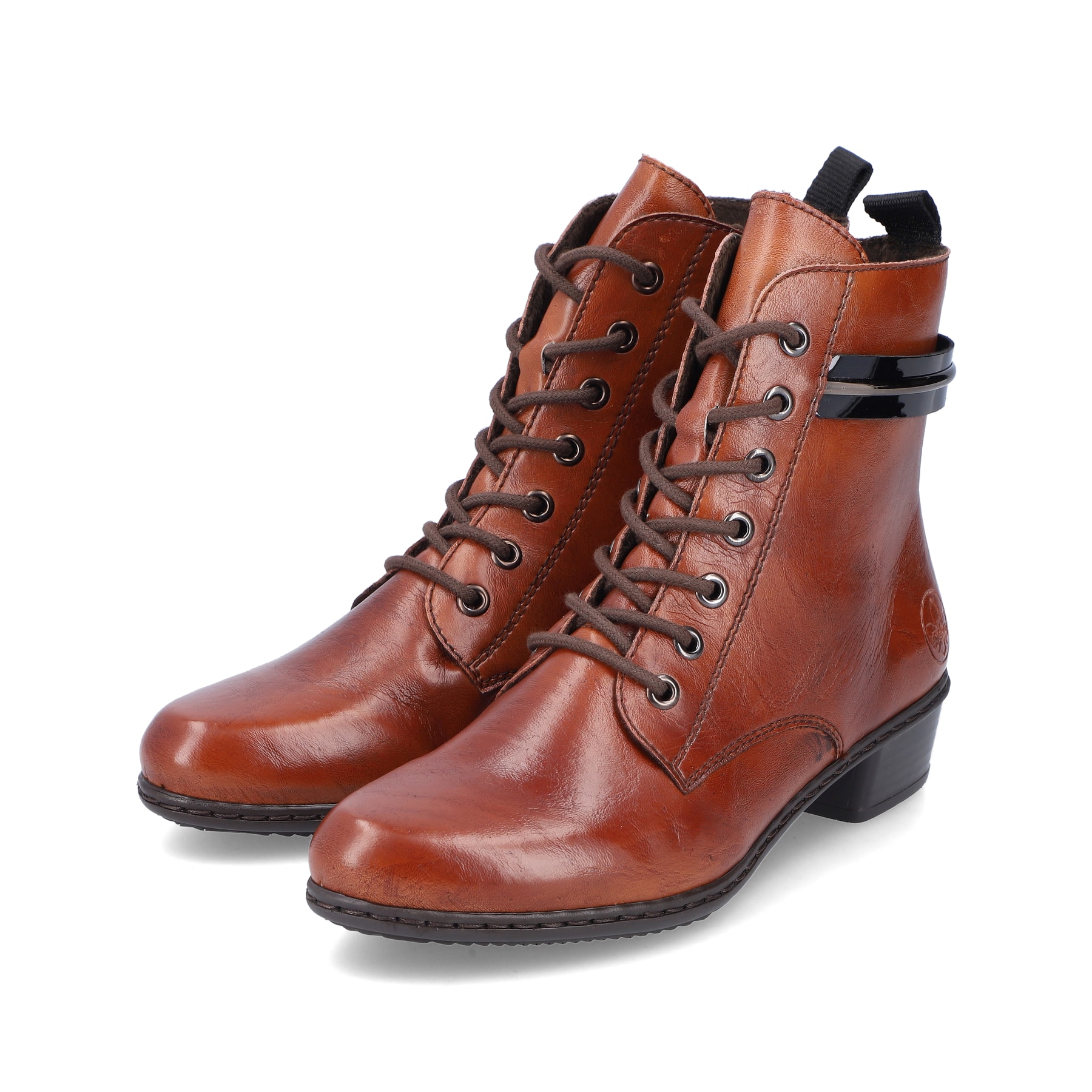 Rieker Damen Stiefeletten kupferbraun