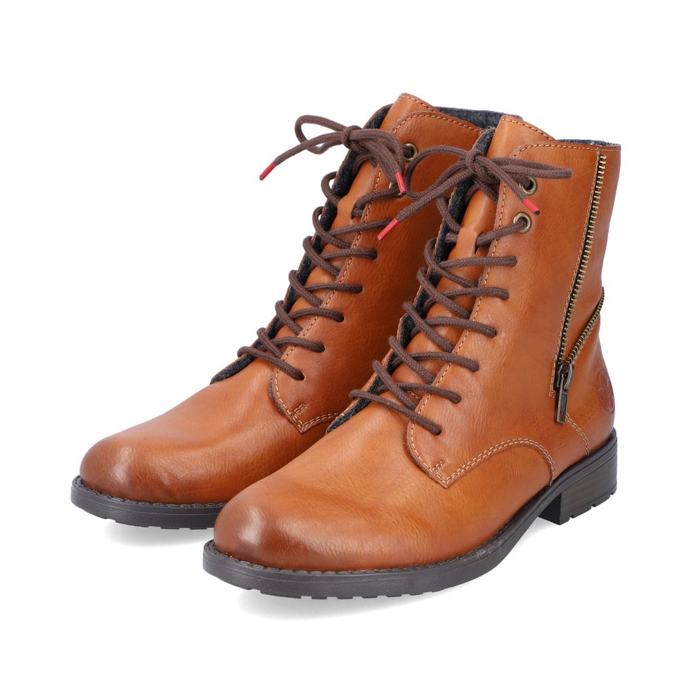 Rieker Damen Stiefeletten karamellbraun