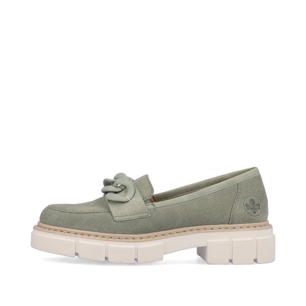 Rieker Damen Loafers mintgrün