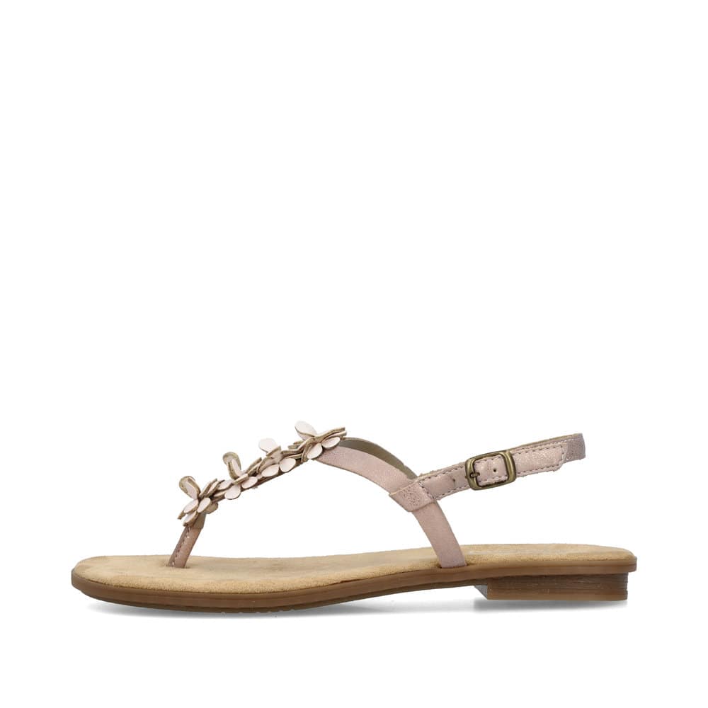 Rieker Damen Riemchensandalen pastellrosa