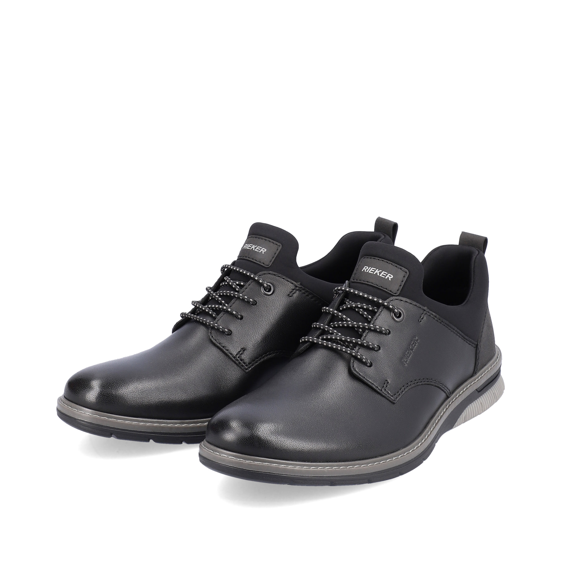 Rieker Herren Slipper tiefschwarz