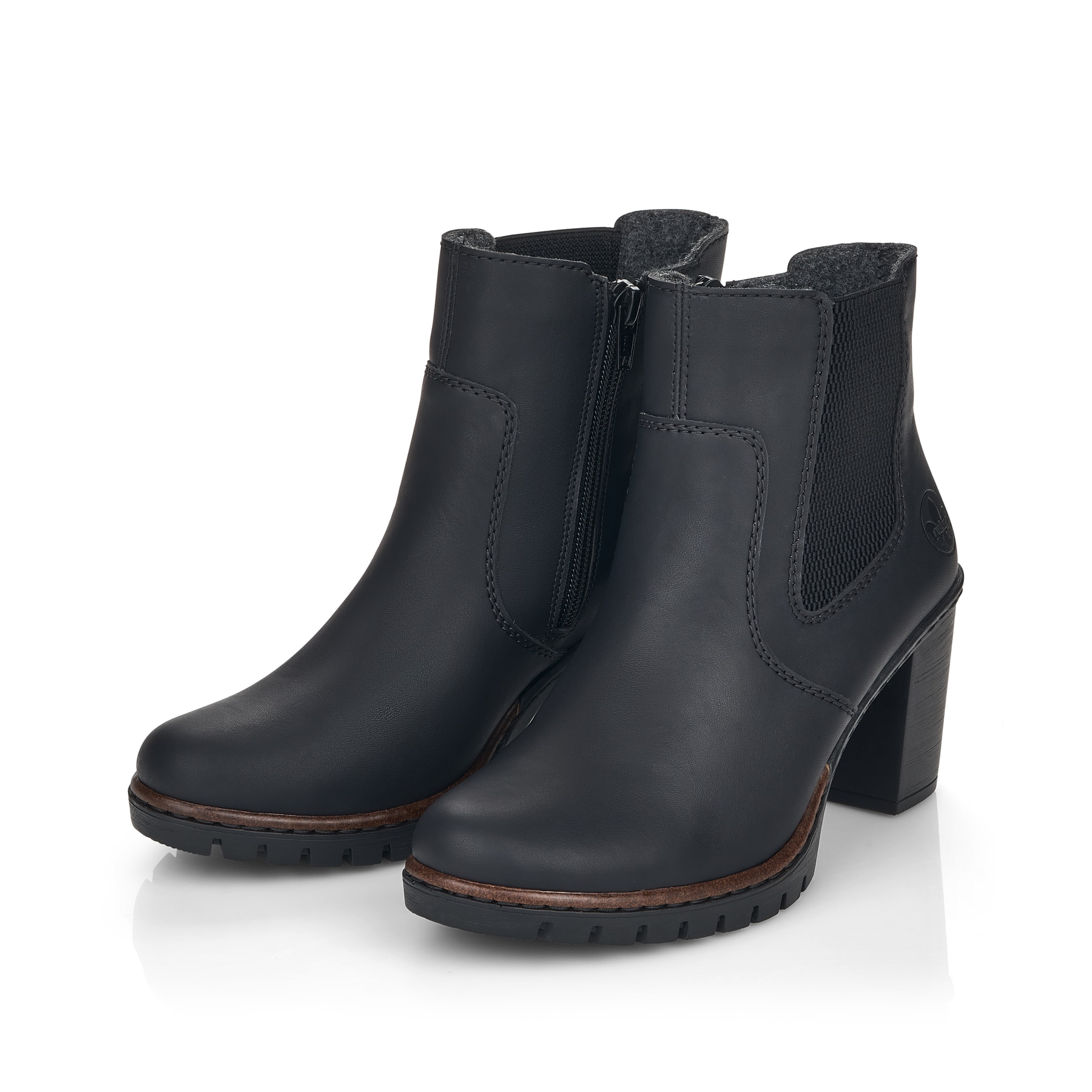 Rieker Damen Kurzstiefel tiefschwarz