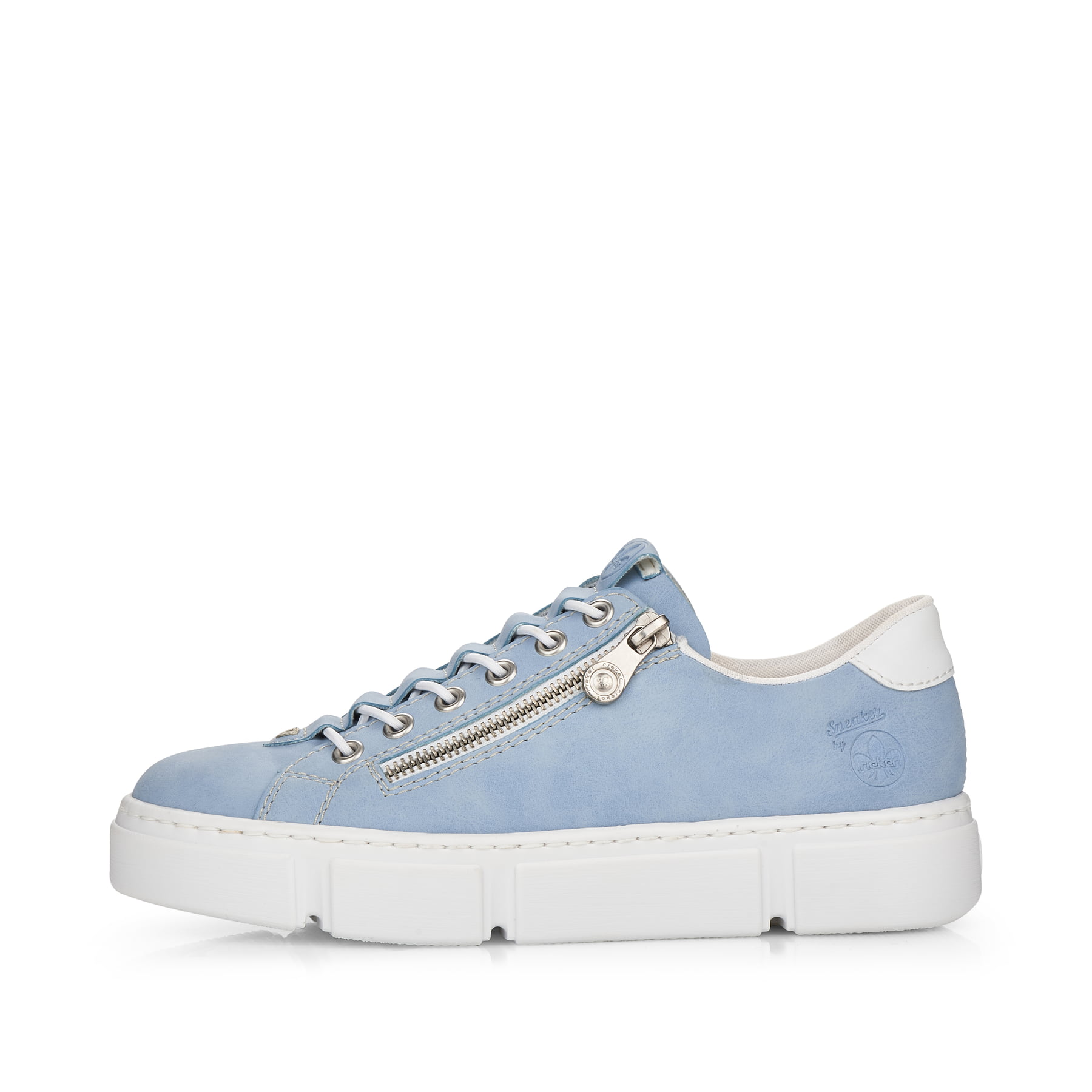 Rieker Damen Slipper himmelblau