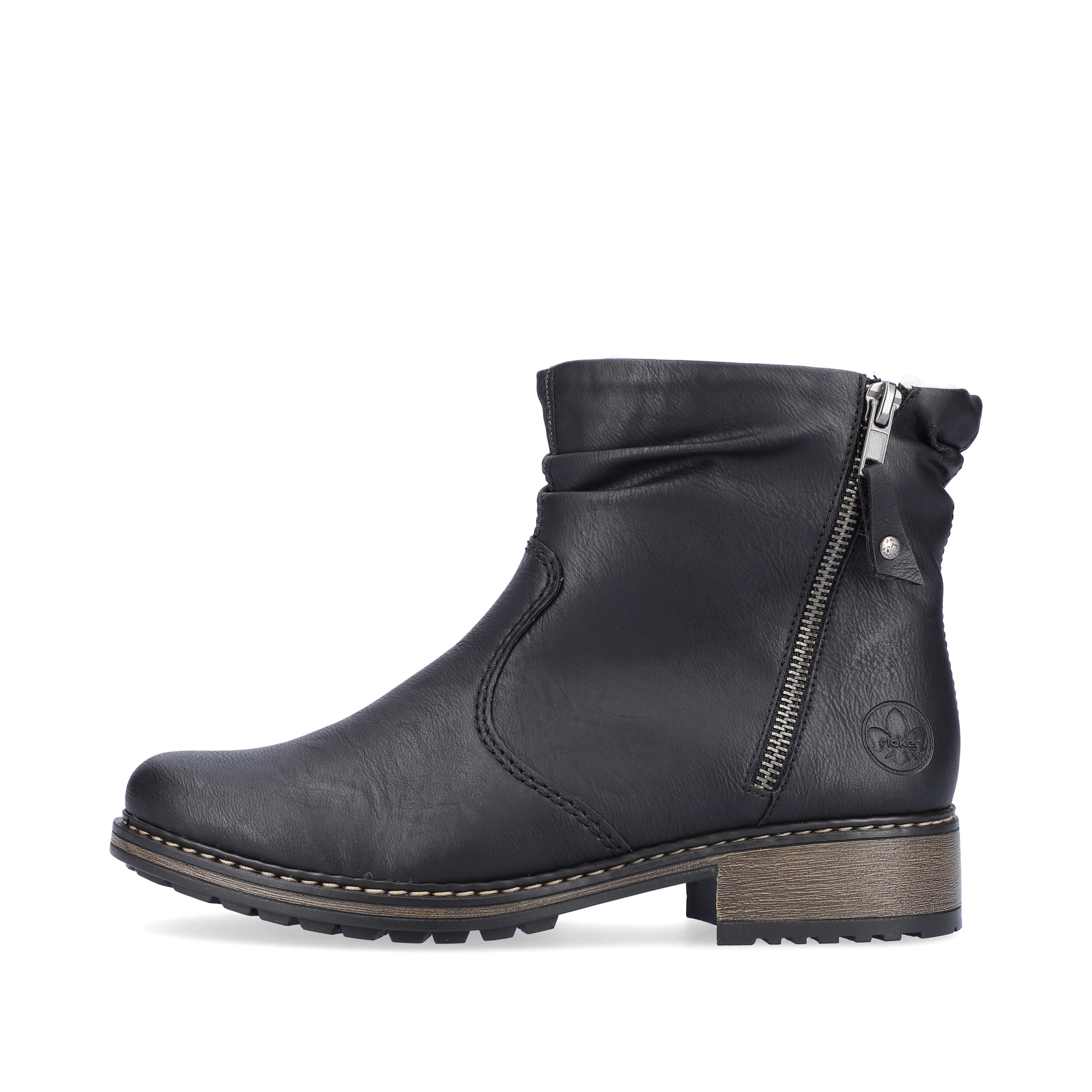 Rieker Damen Stiefeletten tiefschwarz