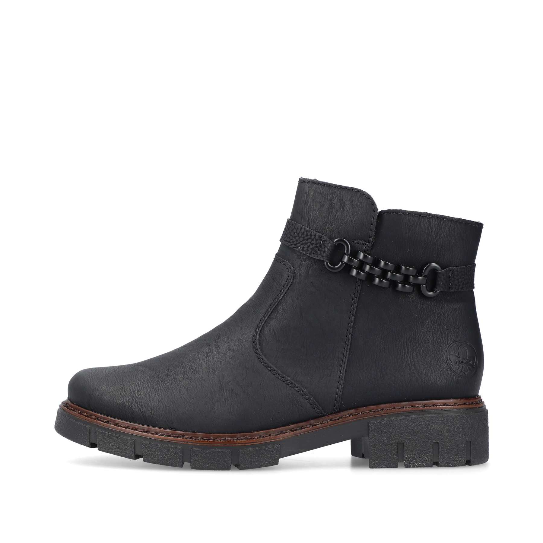 Rieker Damen Kurzstiefel nachtschwarz