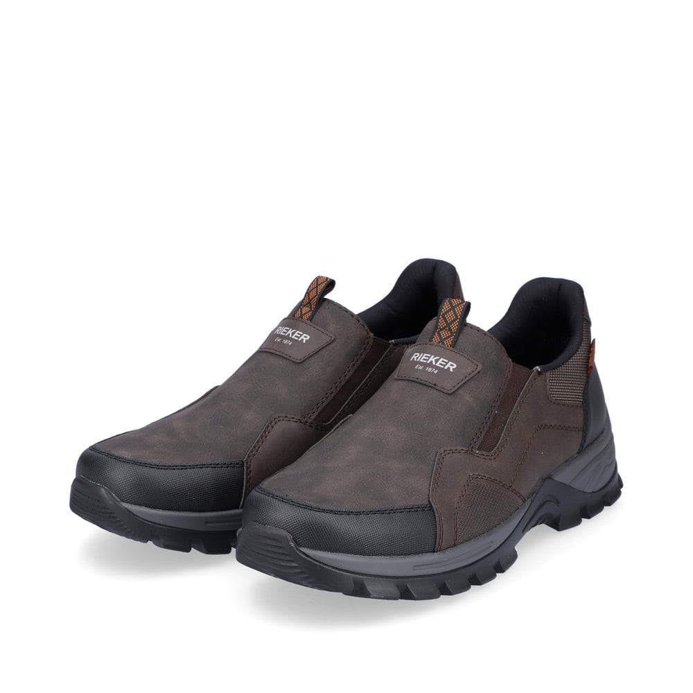 Rieker Herren Slipper espressobraun