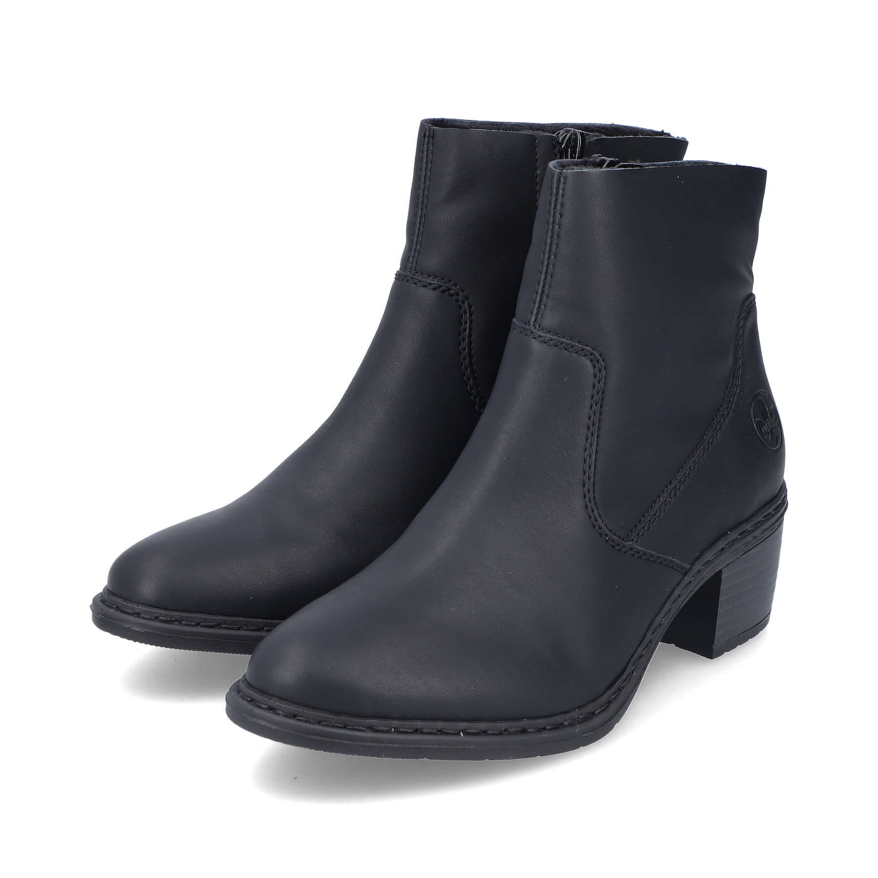 Rieker Damen Stiefeletten nachtschwarz