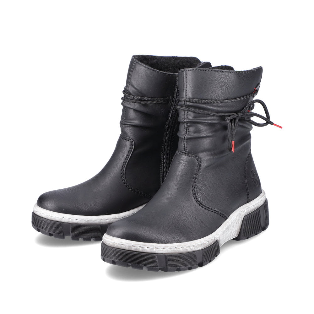 Rieker Damen Kurzstiefel tiefschwarz