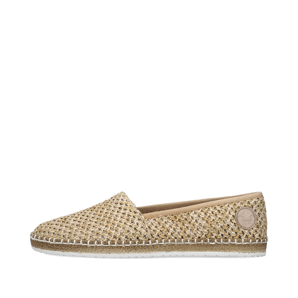 Rieker Damen Ballerinas sandbeige