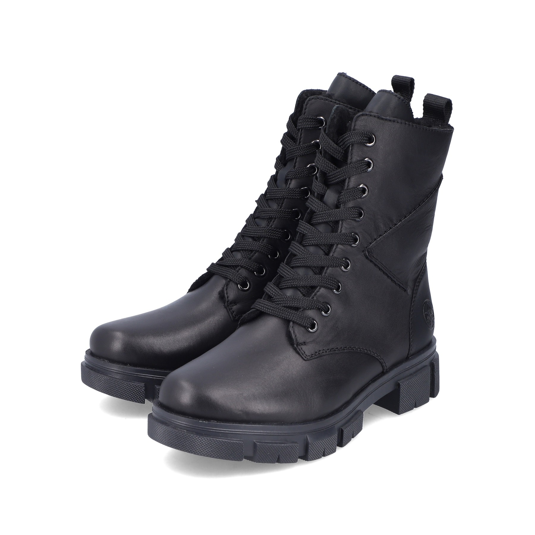 Rieker Damen Biker Boots tiefschwarz