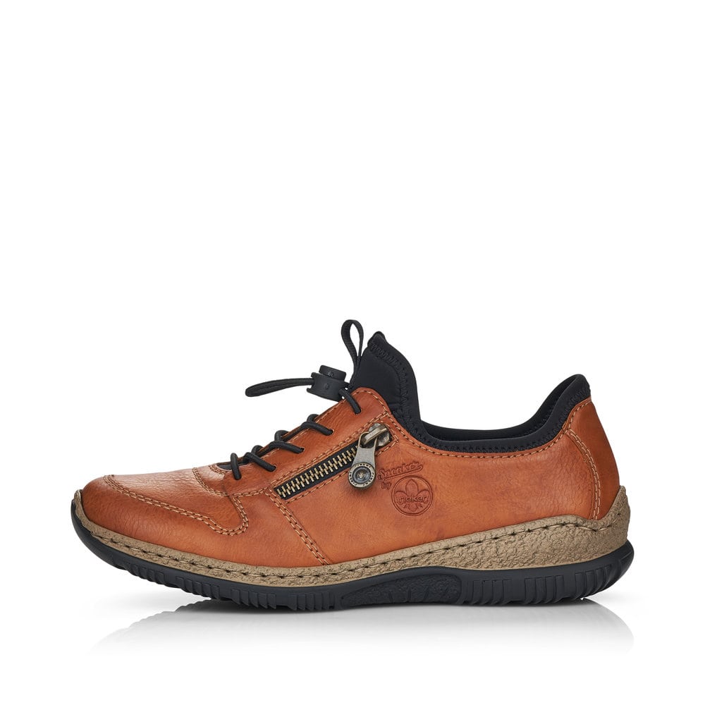 Rieker Damen Slipper nussbraun
