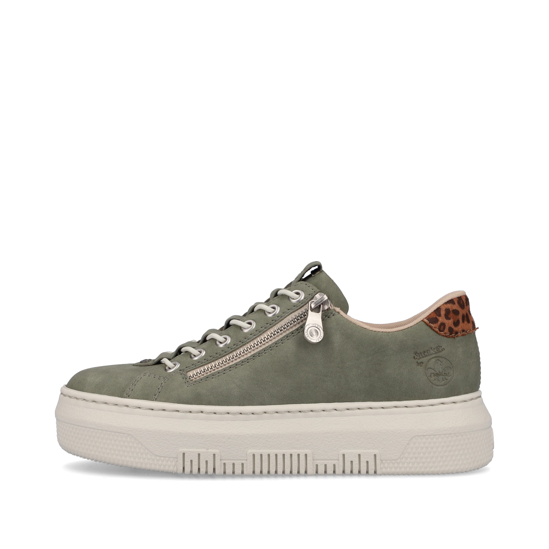 Rieker Damen Sneaker olivgrün