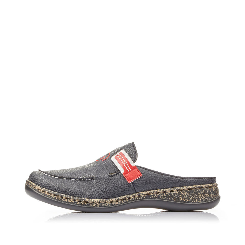 Rieker Damen Clogs marineblau