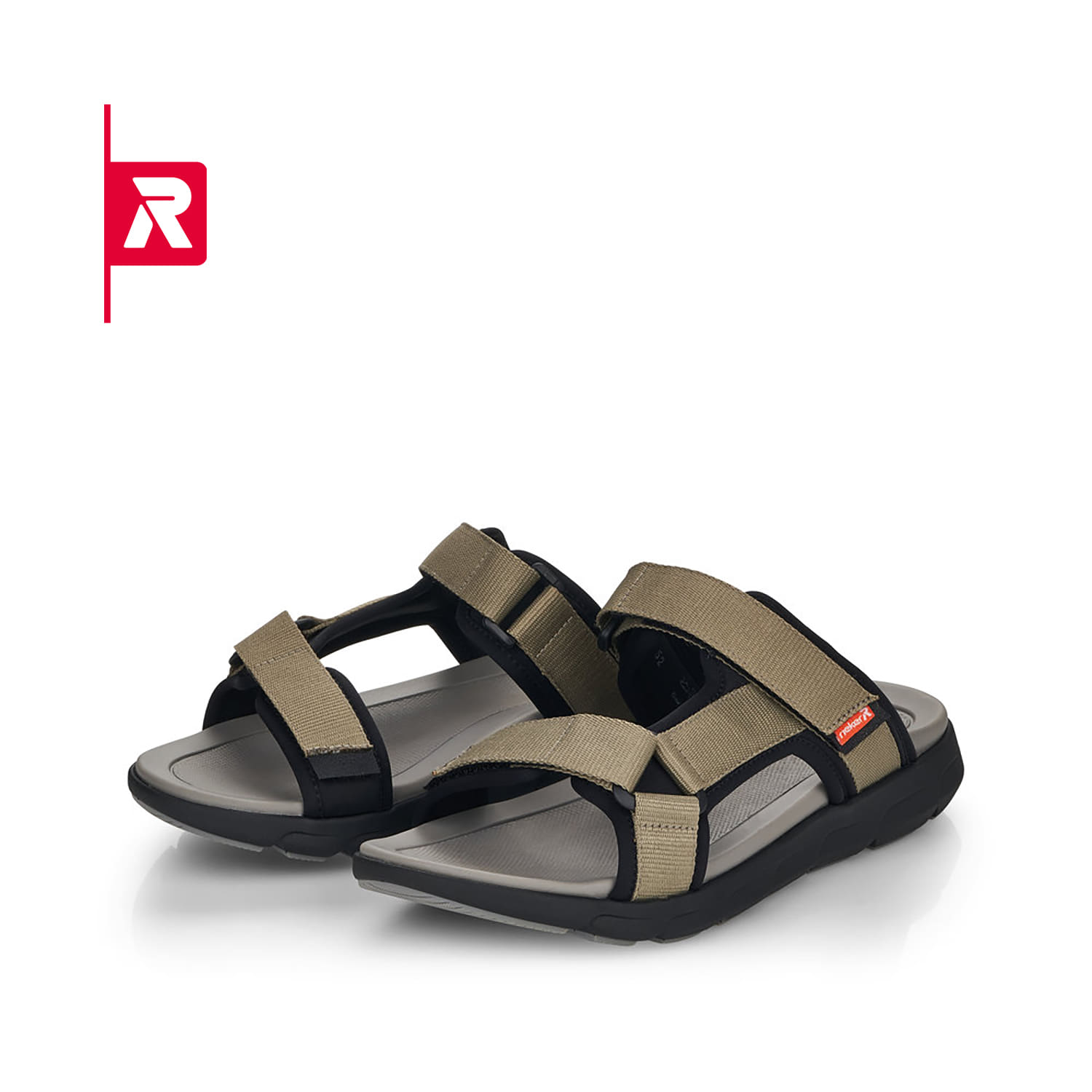 Rieker EVOLUTION Herren Pantoletten khaki green
