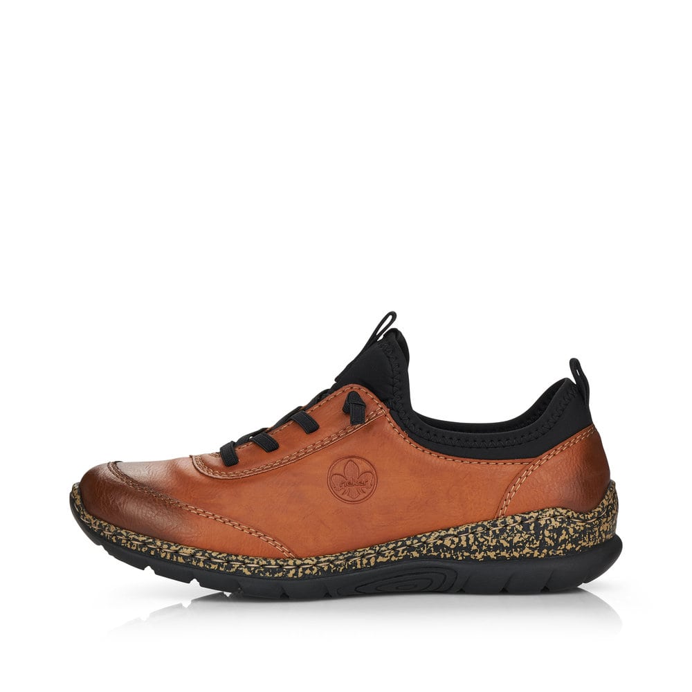 Rieker Damen Slipper kastanienbraun