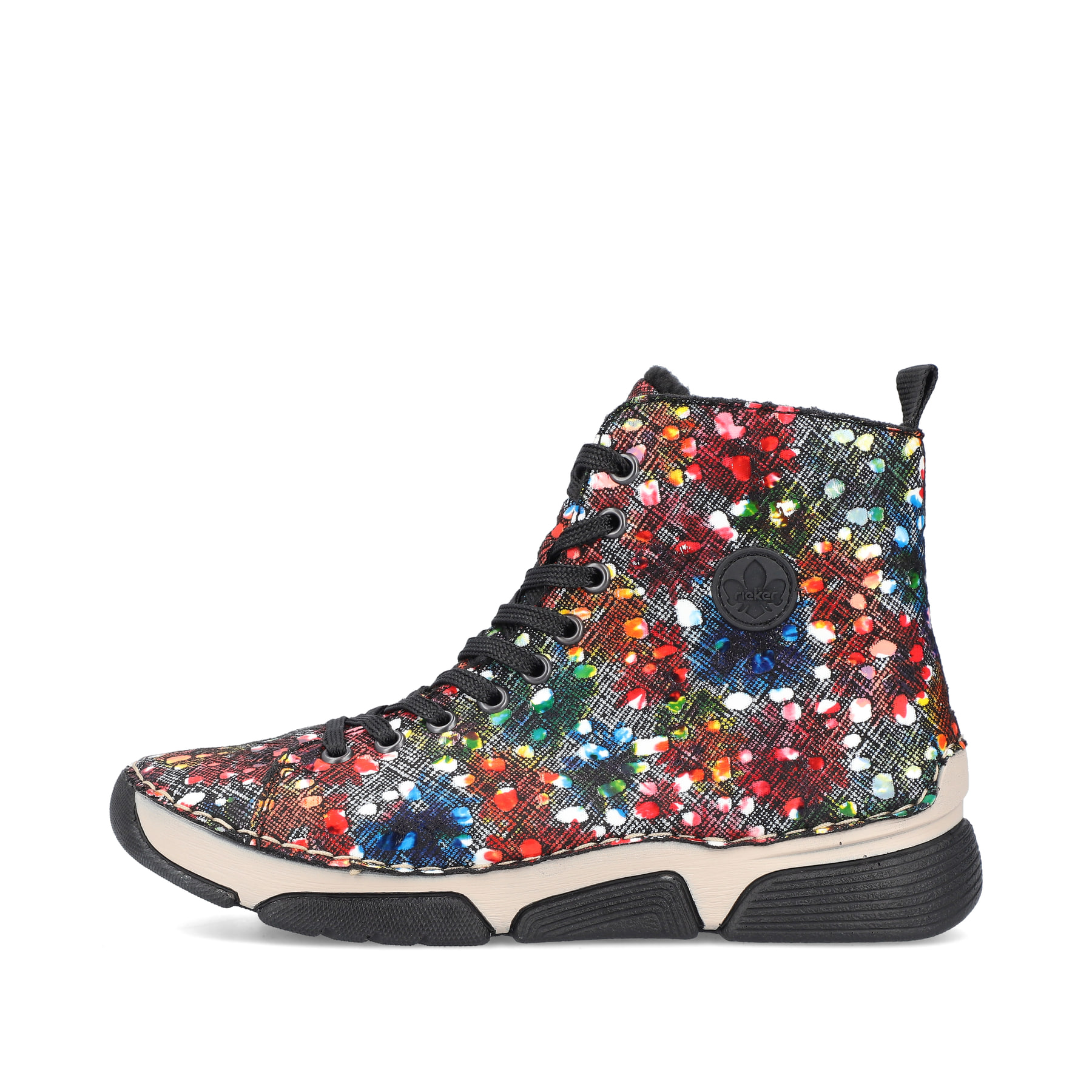 Rieker Damen Schnürstiefel multi