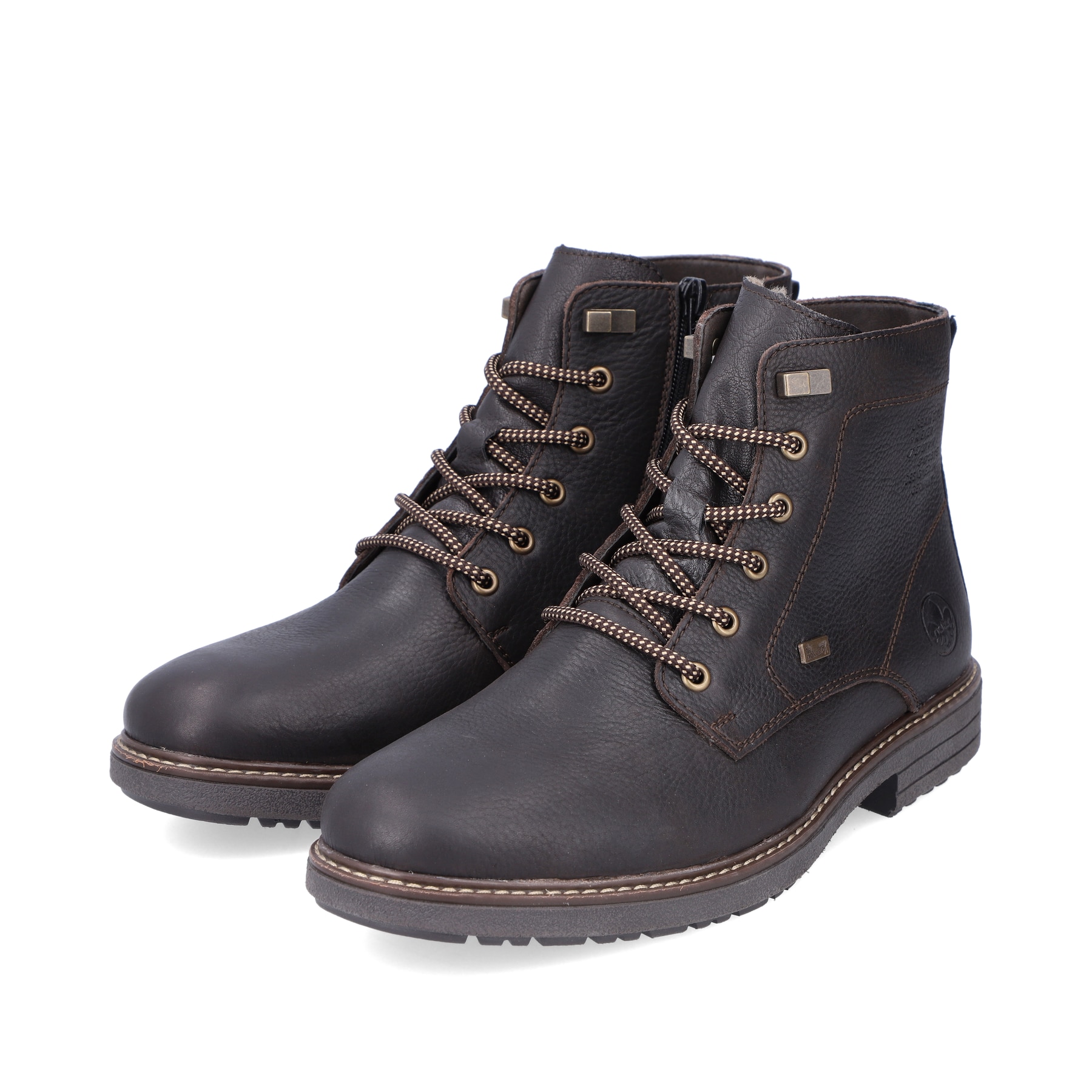 Rieker Herren Schnürstiefel kaffeebraun