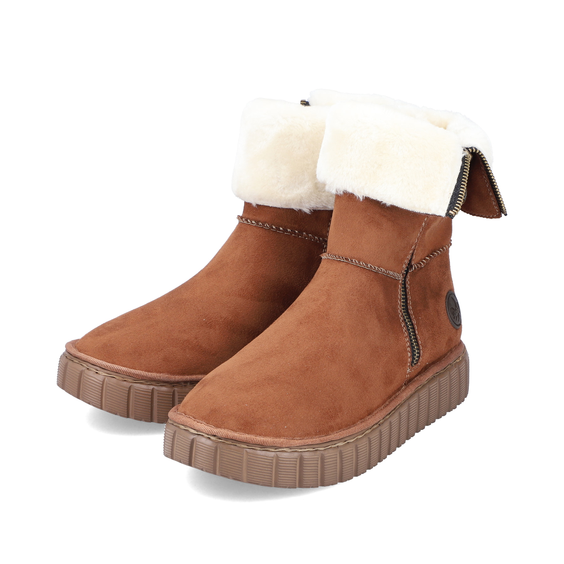 Rieker Damen Kurzstiefel fuchsbraun