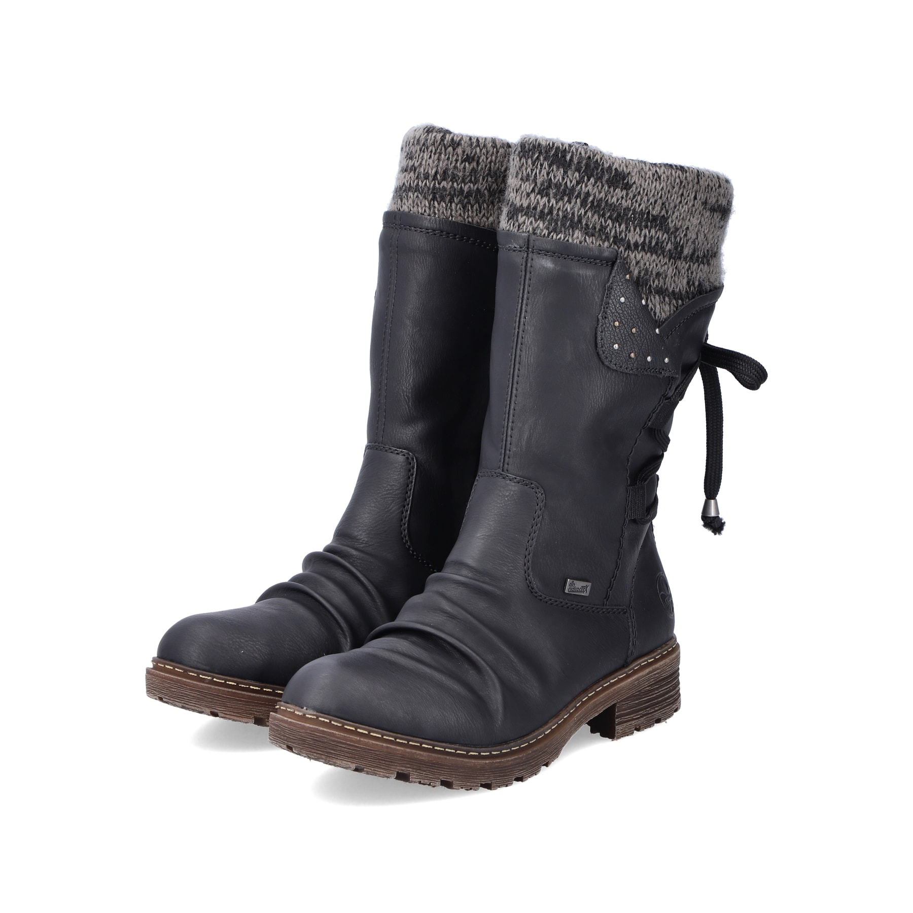 Rieker Damen Kurzstiefel tiefschwarz