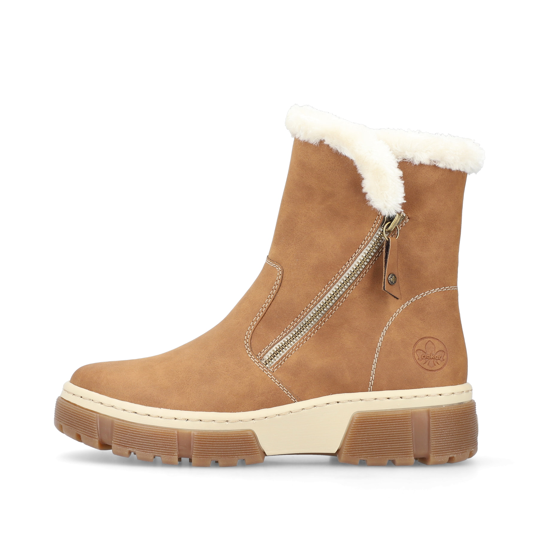 Rieker Damen Kurzstiefel nougatbraun