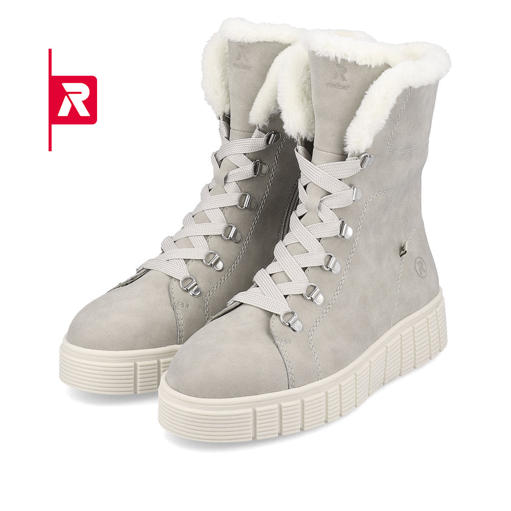 Rieker EVOLUTION Damen Stiefel platinum grey