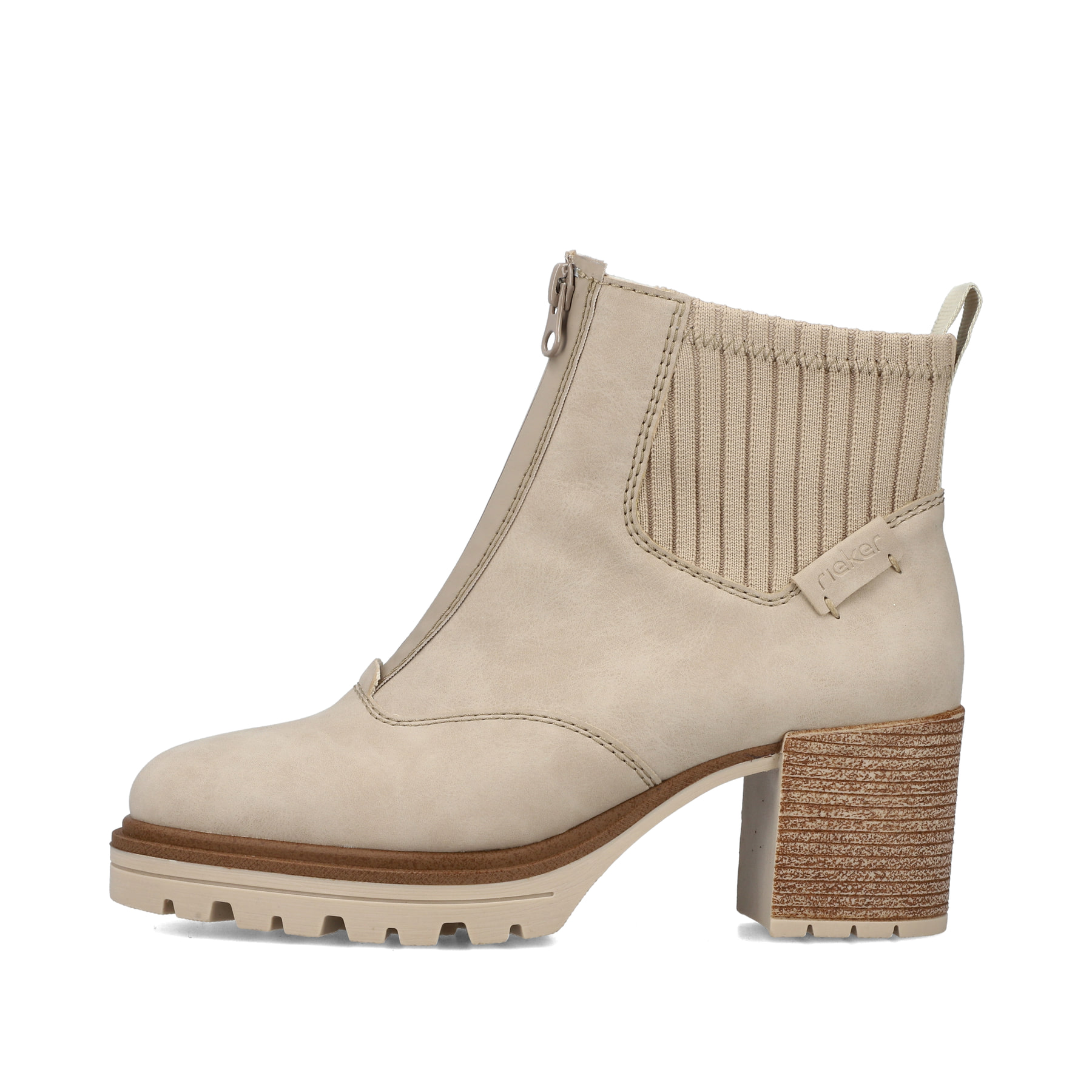 Rieker Damen Stiefeletten graubeige