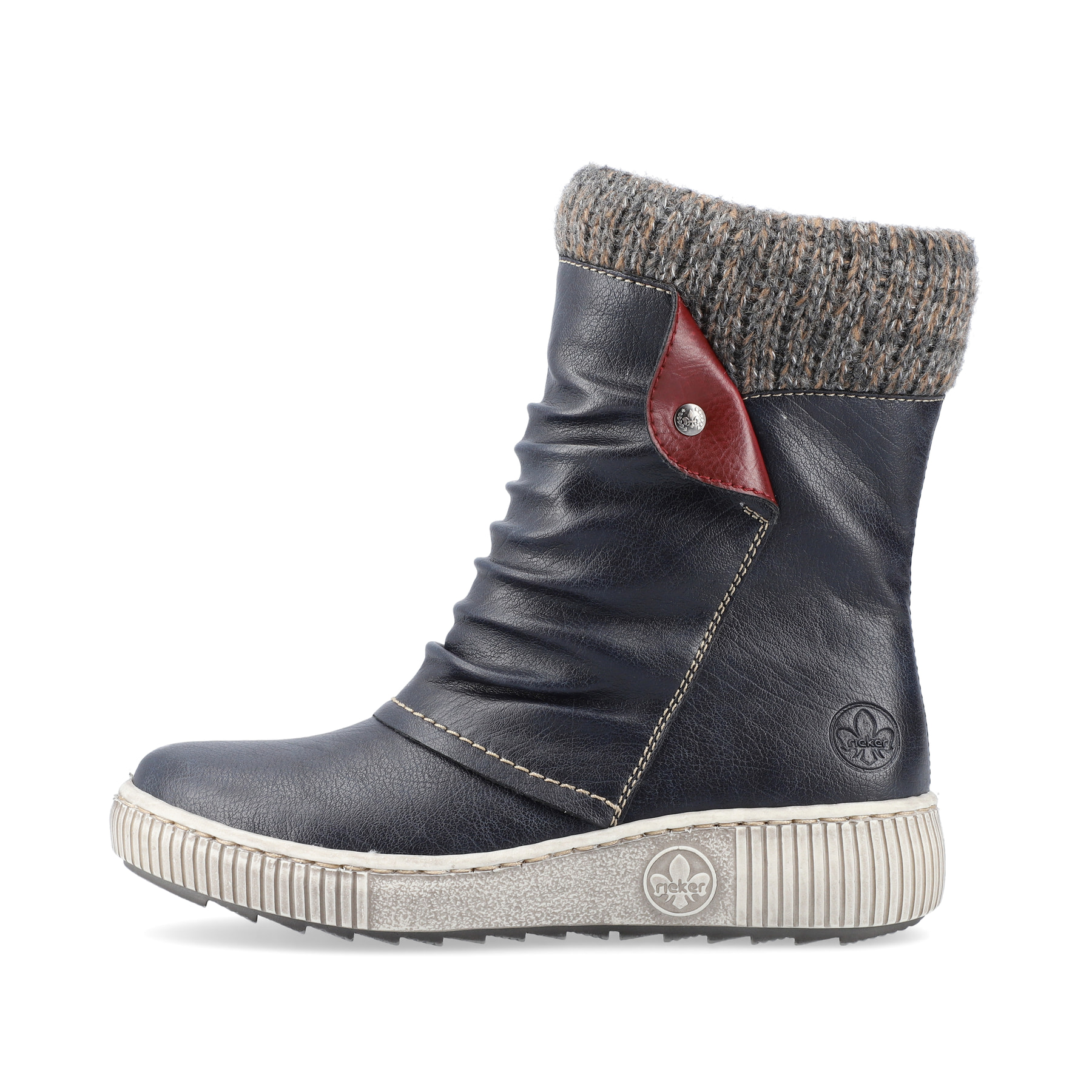 Rieker Damen Kurzstiefel pazifikblau