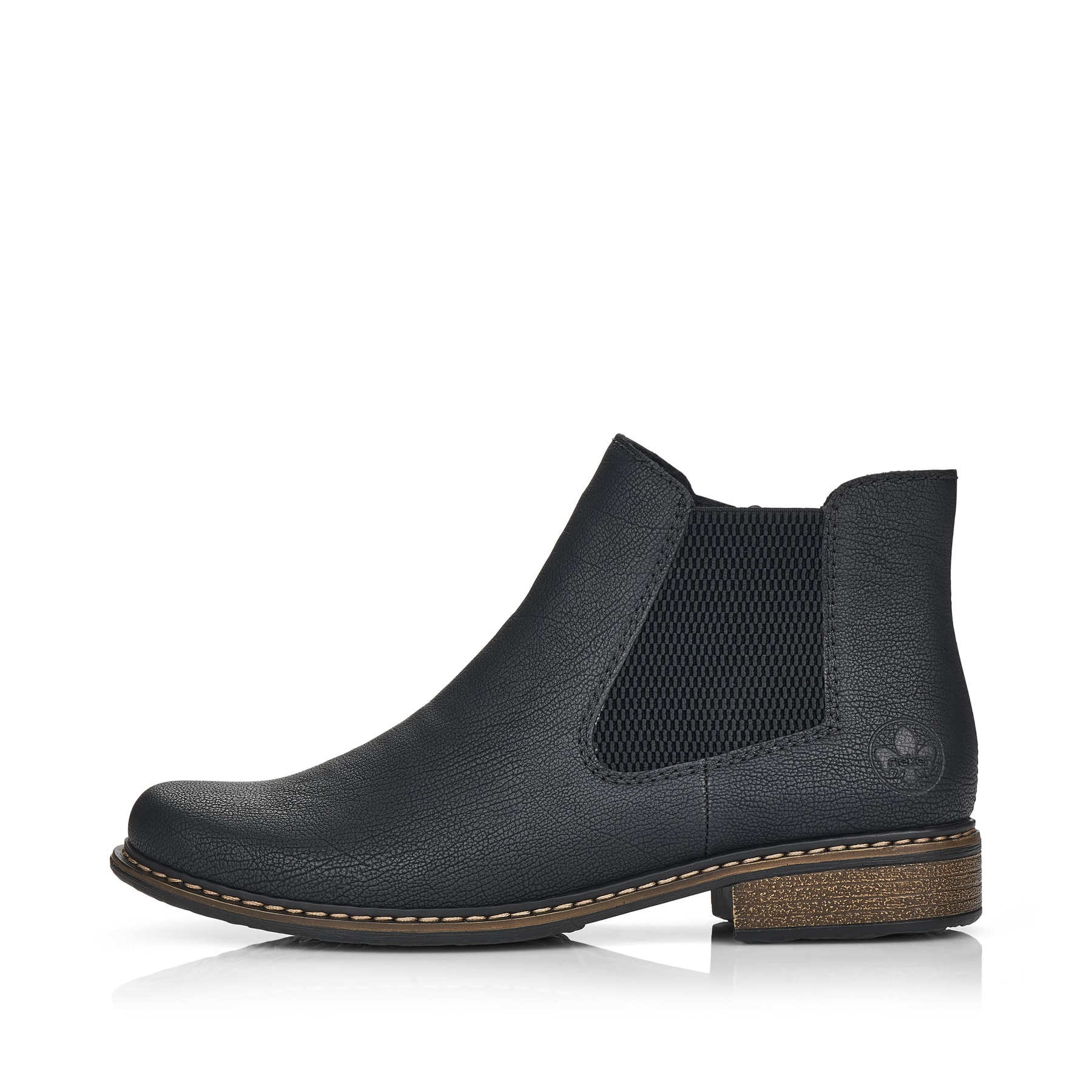 Rieker Damen Chelsea Boots tiefschwarz