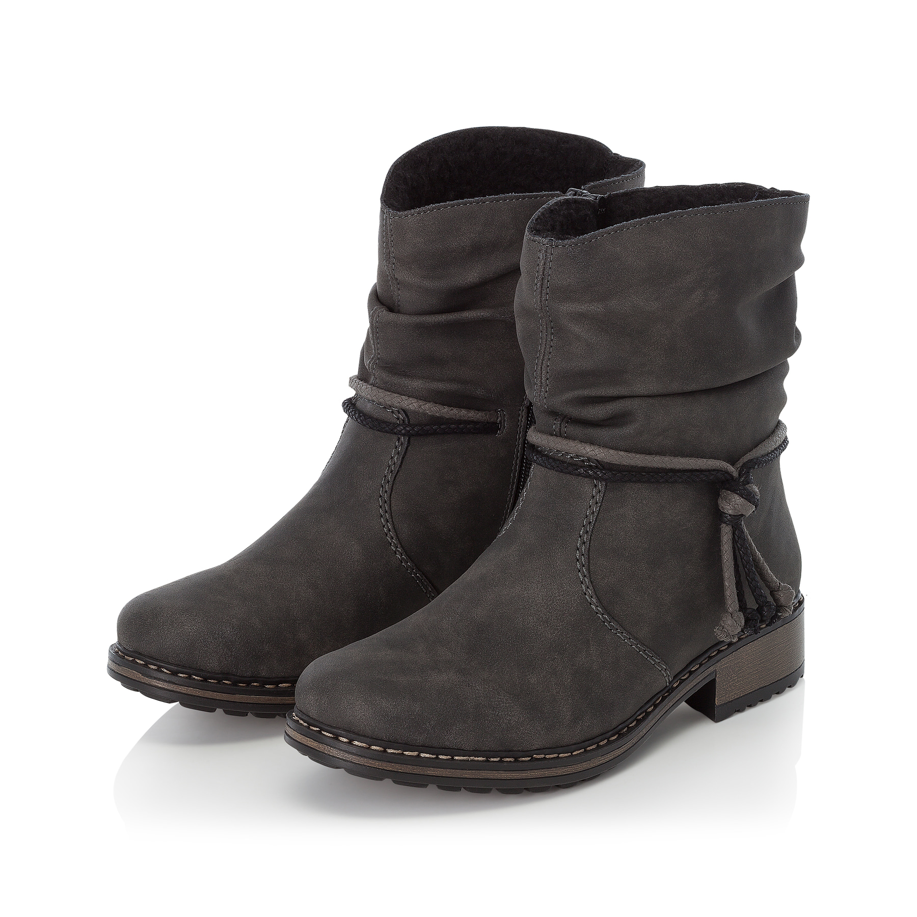 Rieker Damen Kurzstiefel asphaltgrau