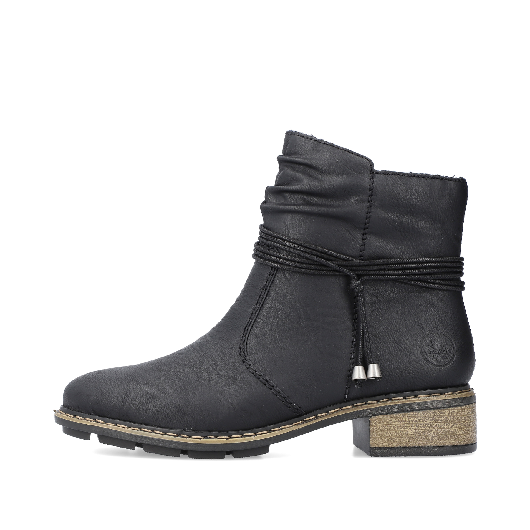 Rieker Damen Kurzstiefel tiefschwarz