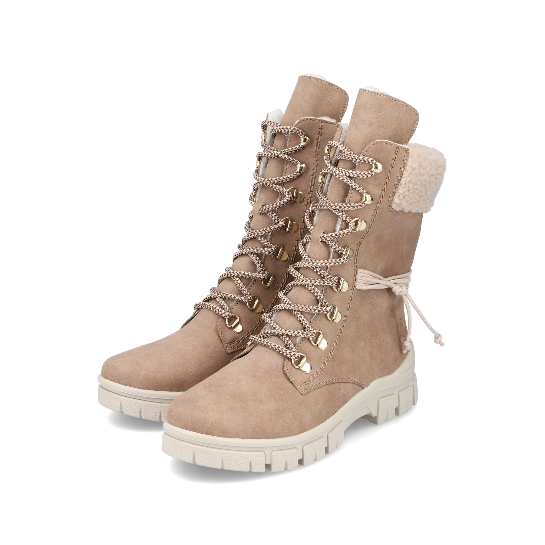 Rieker Damen Schnürstiefel noisette