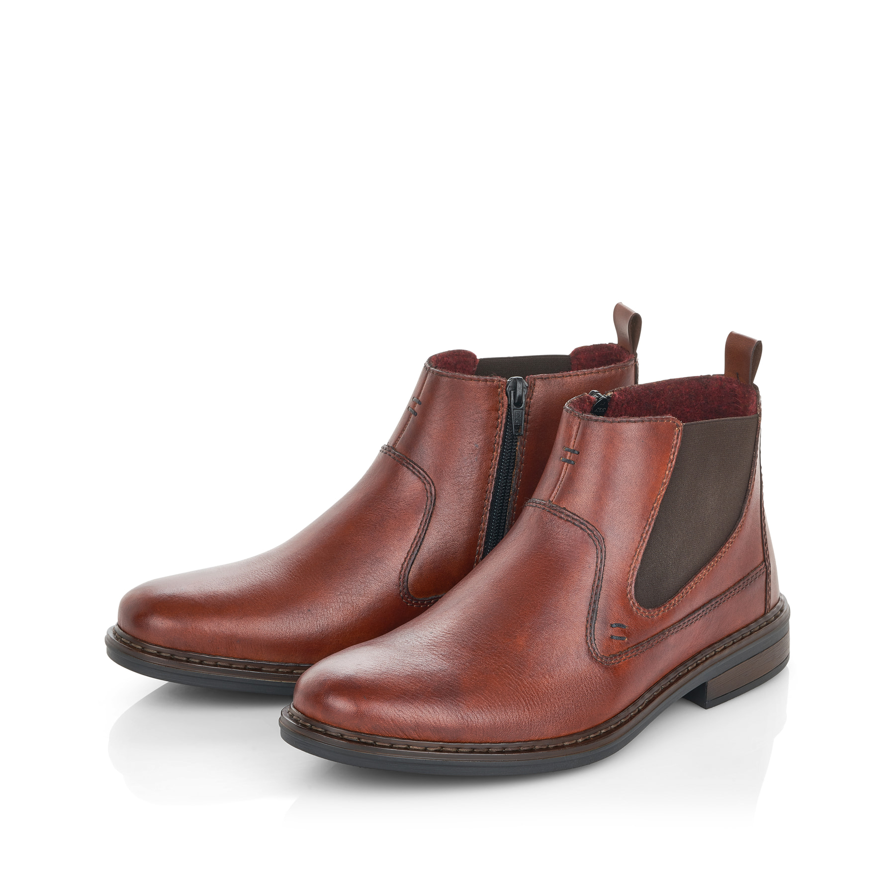 Rieker Herren Chelsea Boots kastanienbraun