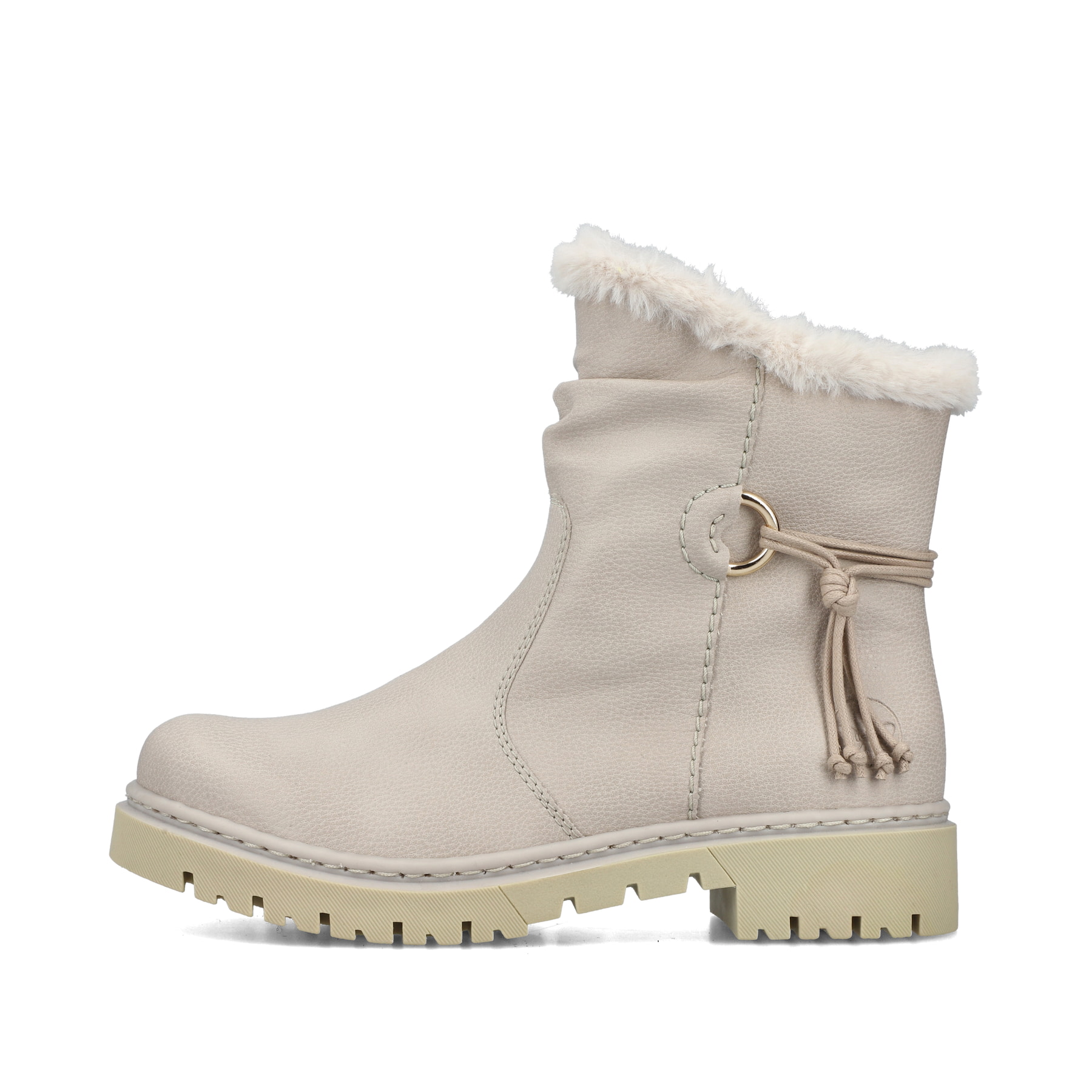 Rieker Damen Kurzstiefel hellbeige