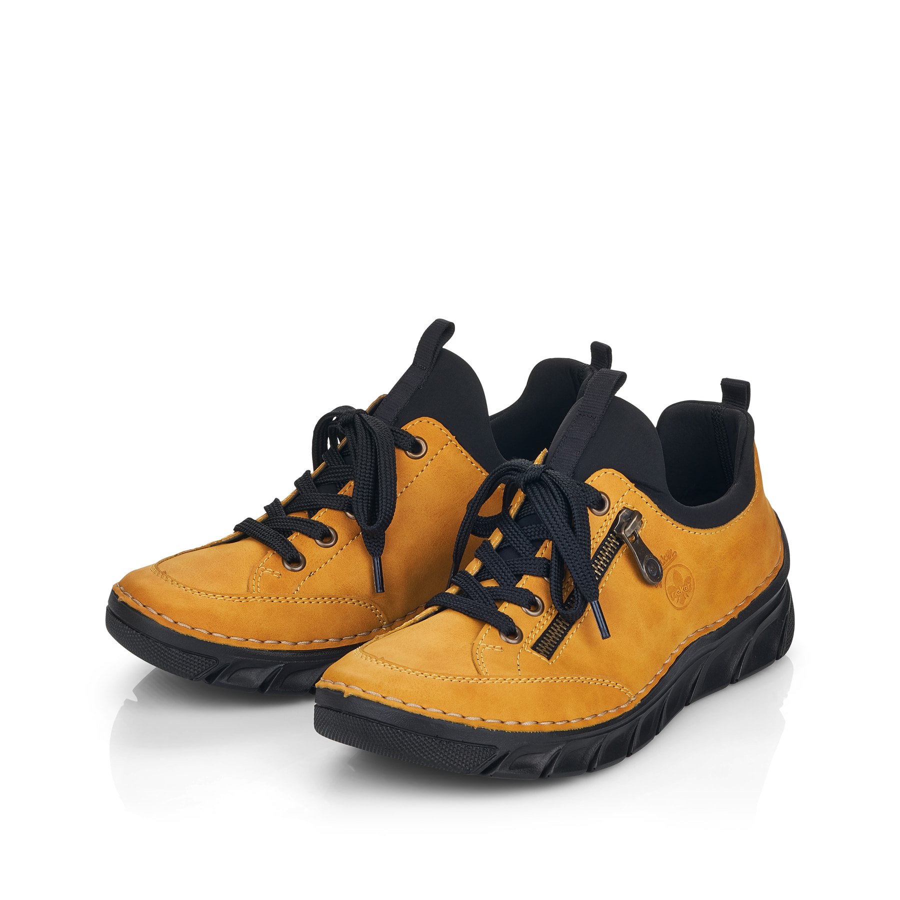 Rieker Damen Schnürschuhe sonnengelb