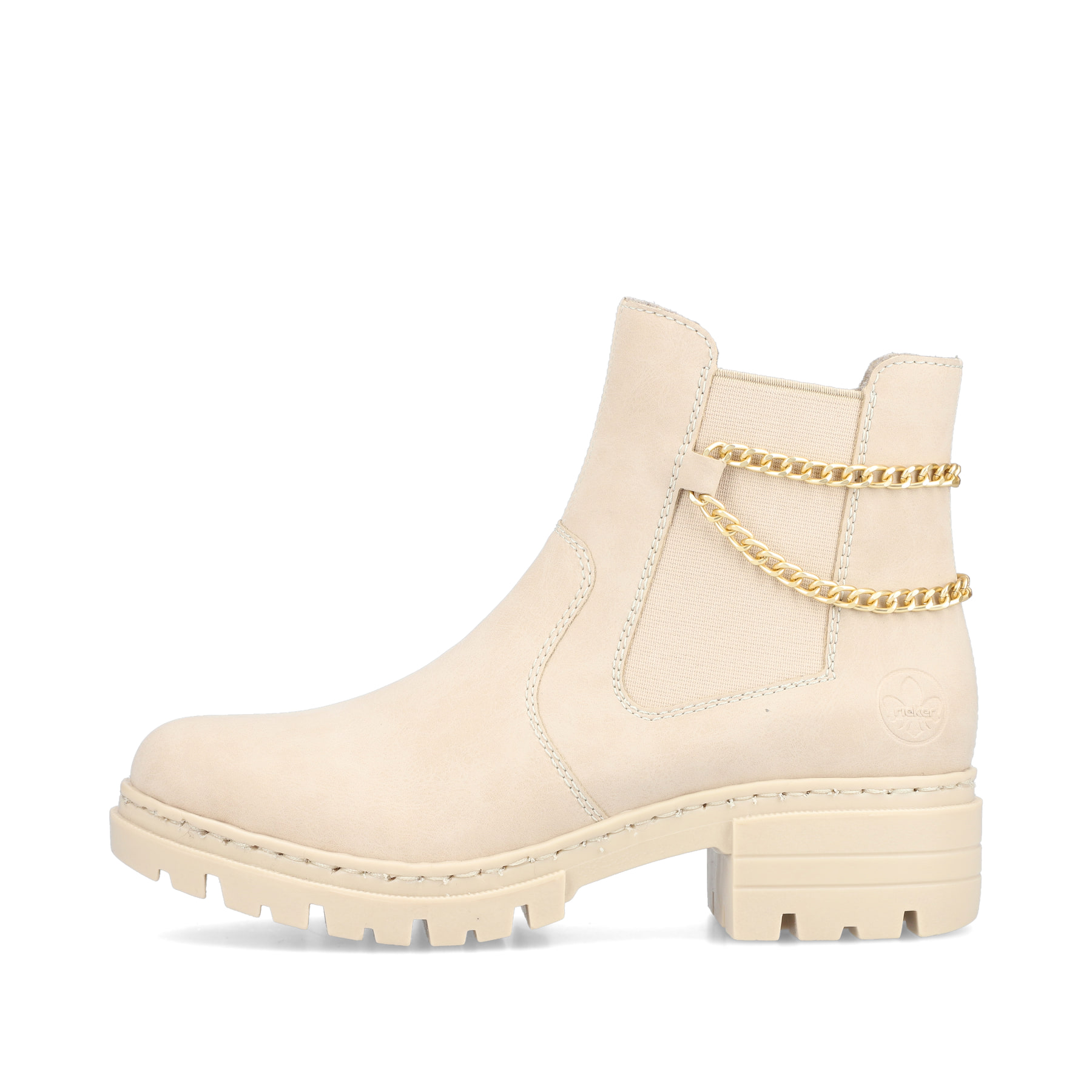 Rieker Damen Chelsea Boots hellbeige