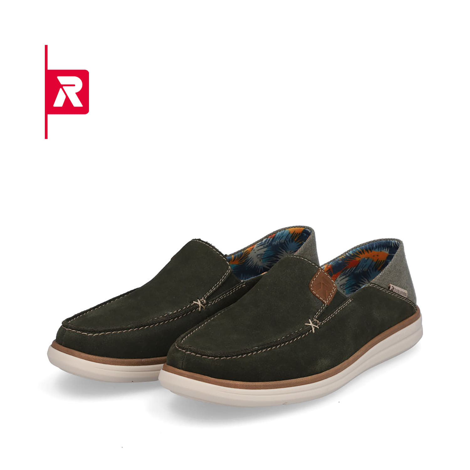Rieker EVOLUTION Herren Slipper forest green