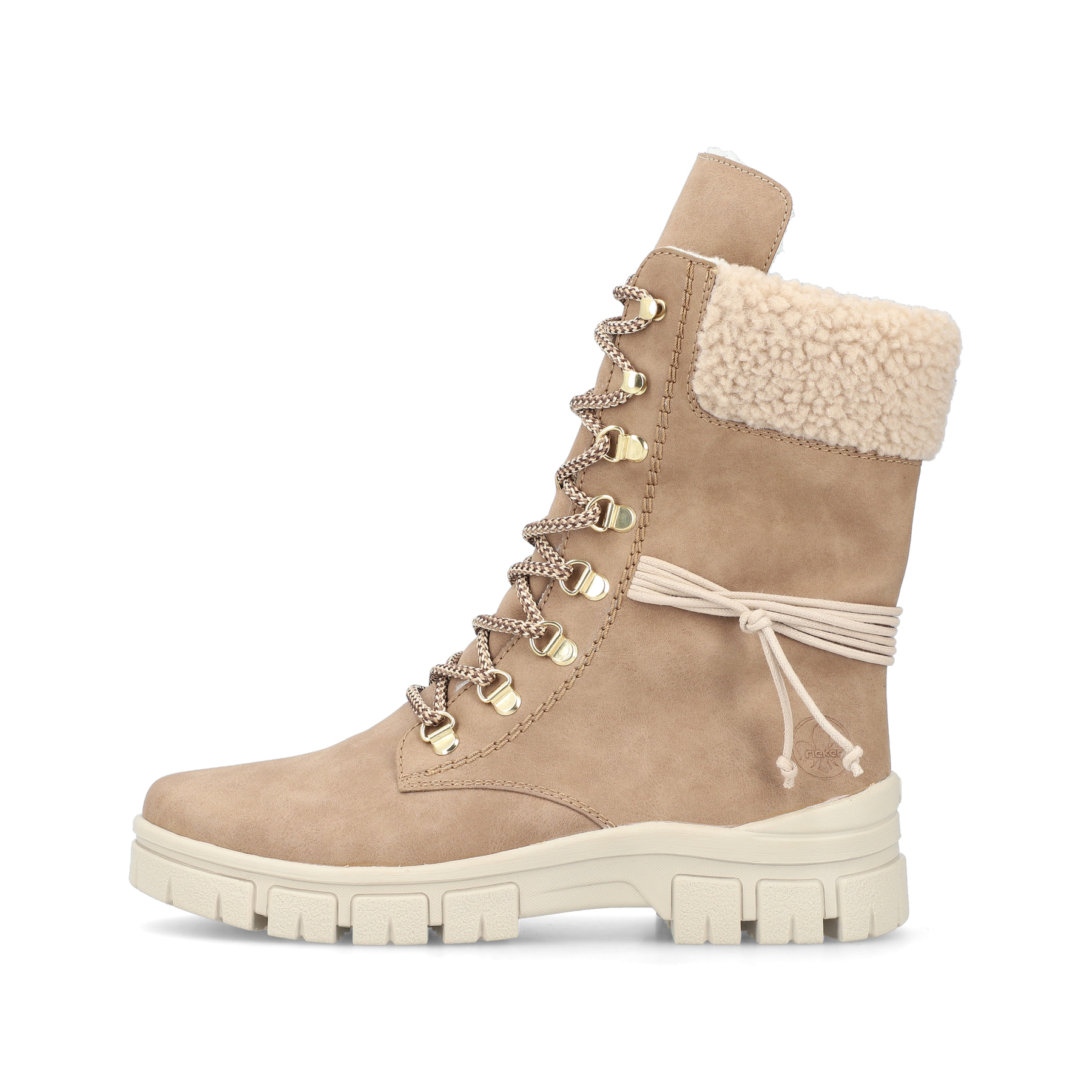 Rieker Damen Schnürstiefel noisette