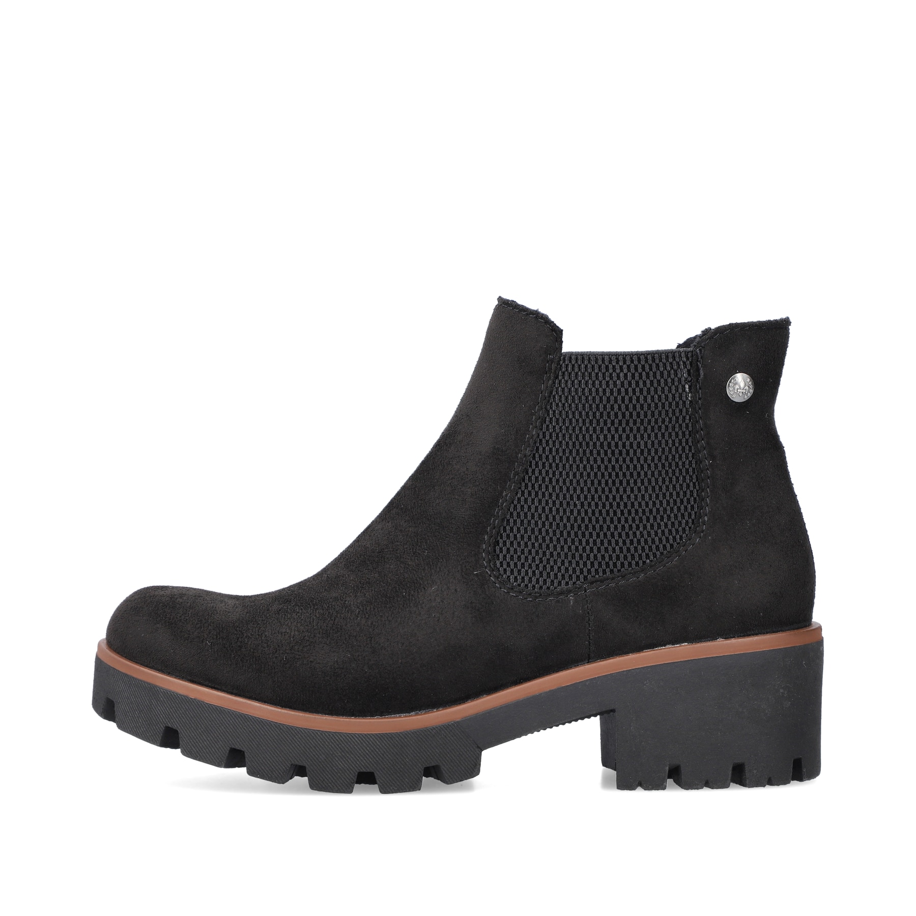 Rieker Damen Chelsea Boots graphitschwarz