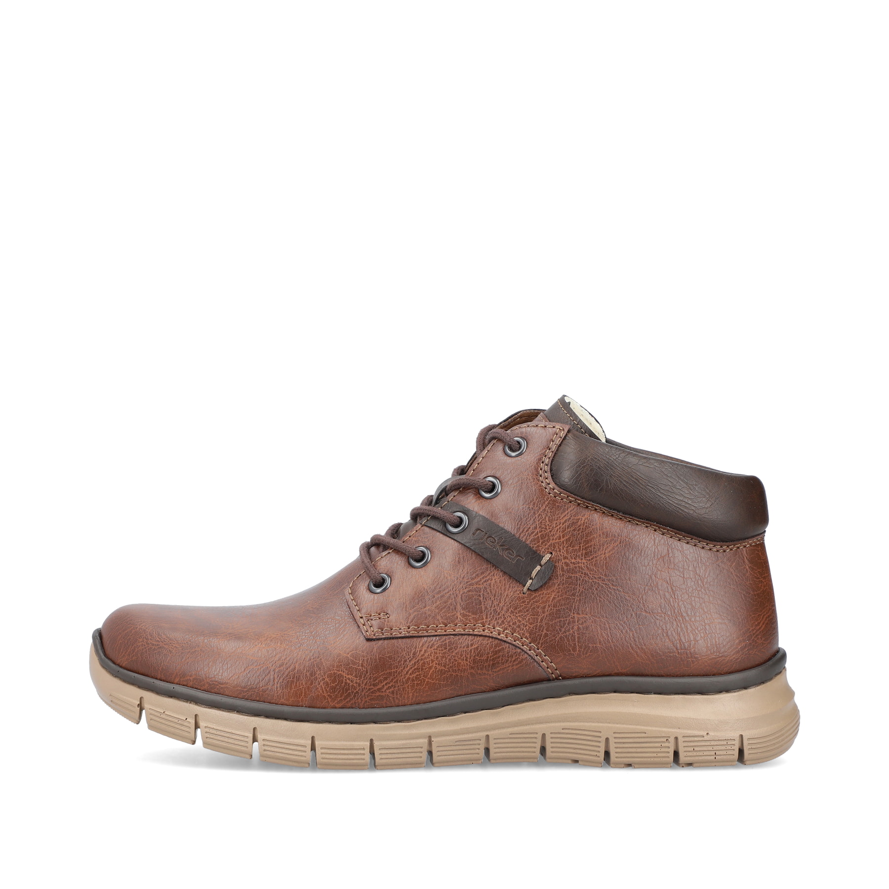 Rieker Herren Schnürstiefel nussbraun