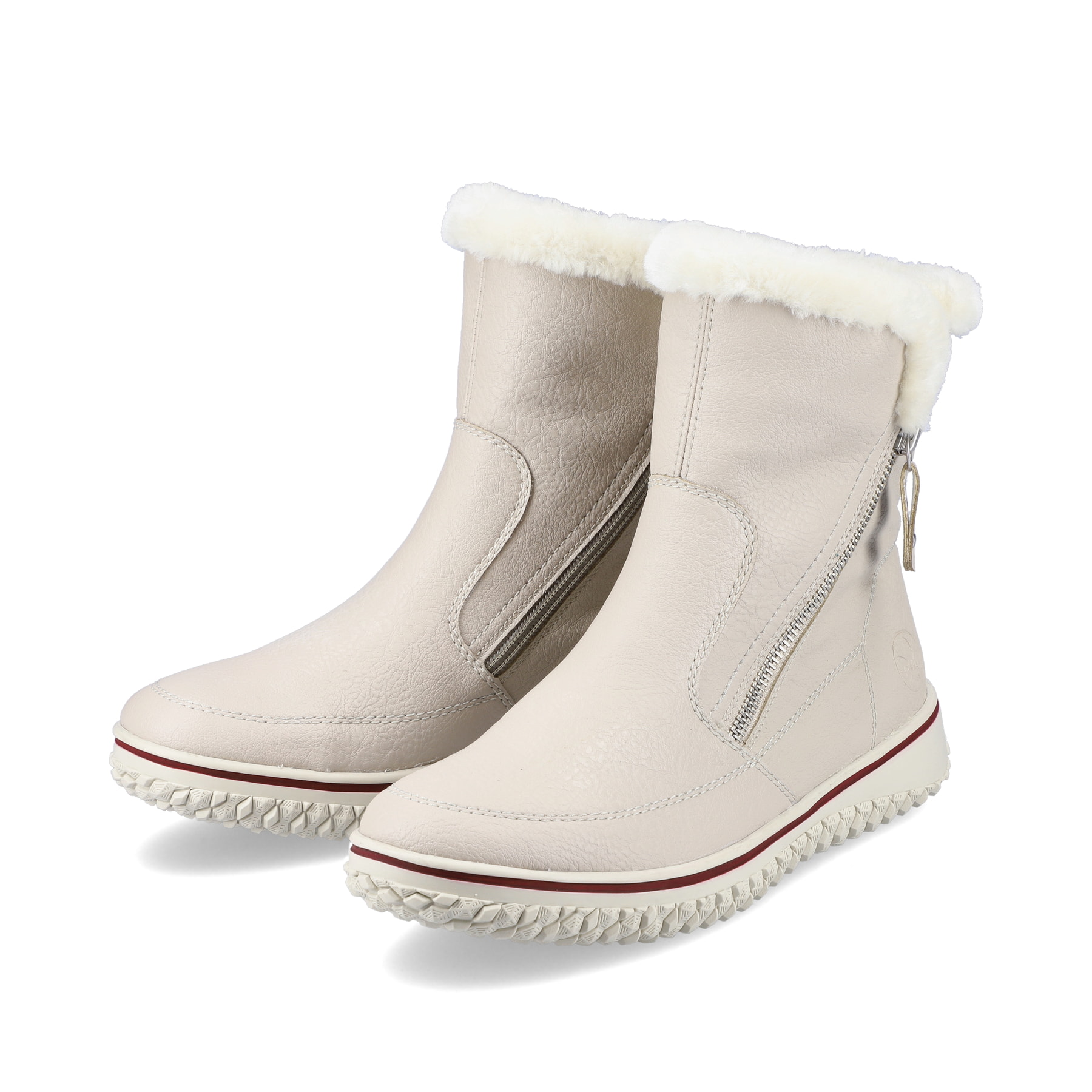 Rieker Damen Kurzstiefel cremebeige