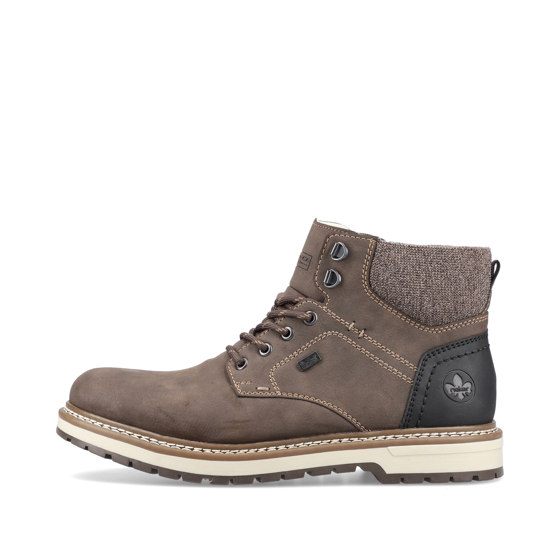 Rieker Herren Schnürstiefel tabakbraun