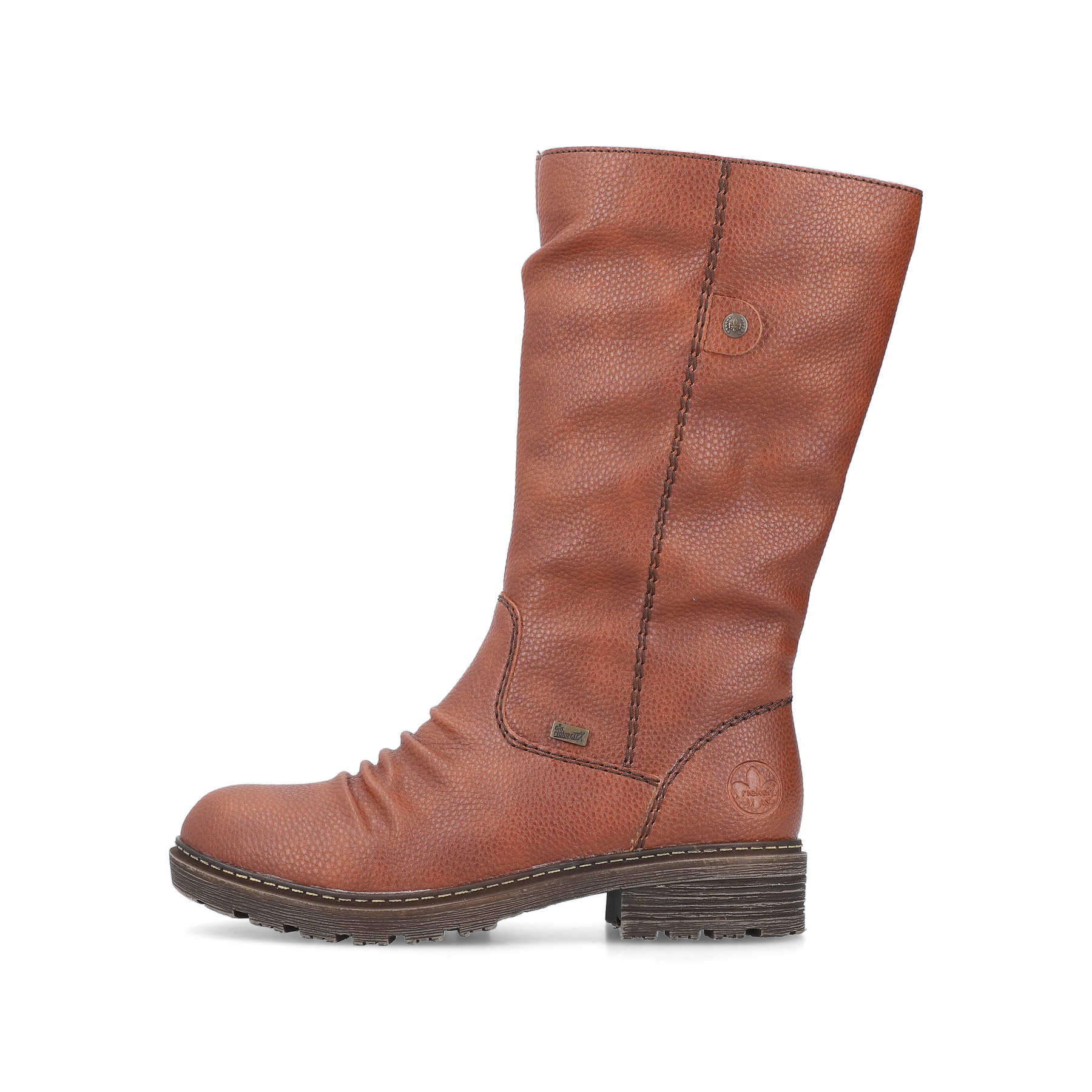 Rieker Damen Hochschaftstiefel kupferbraun
